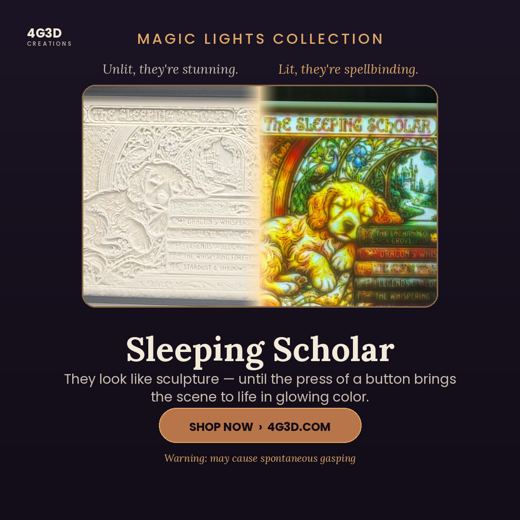 Sleeping Scholar Magic Light