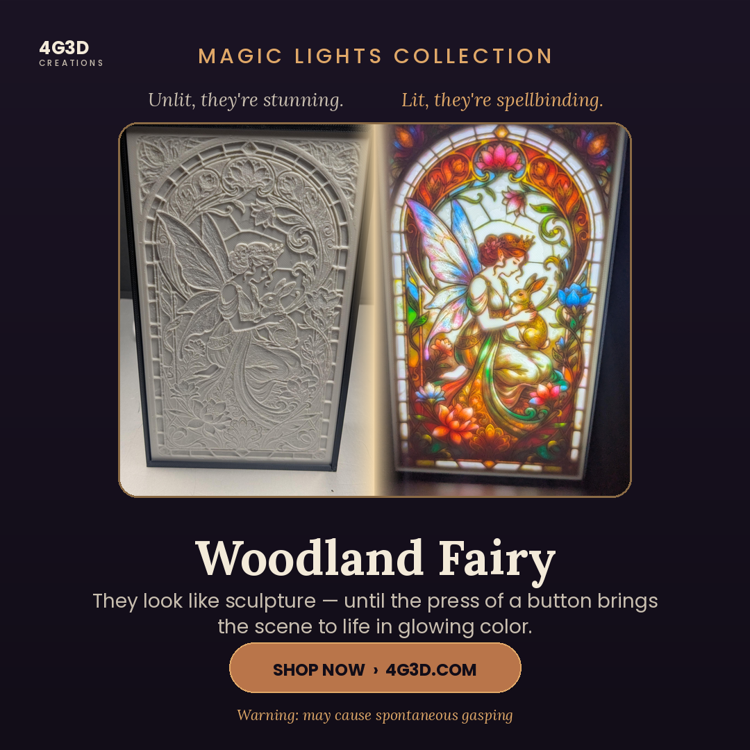 Fairy with Rabbit Magic Light