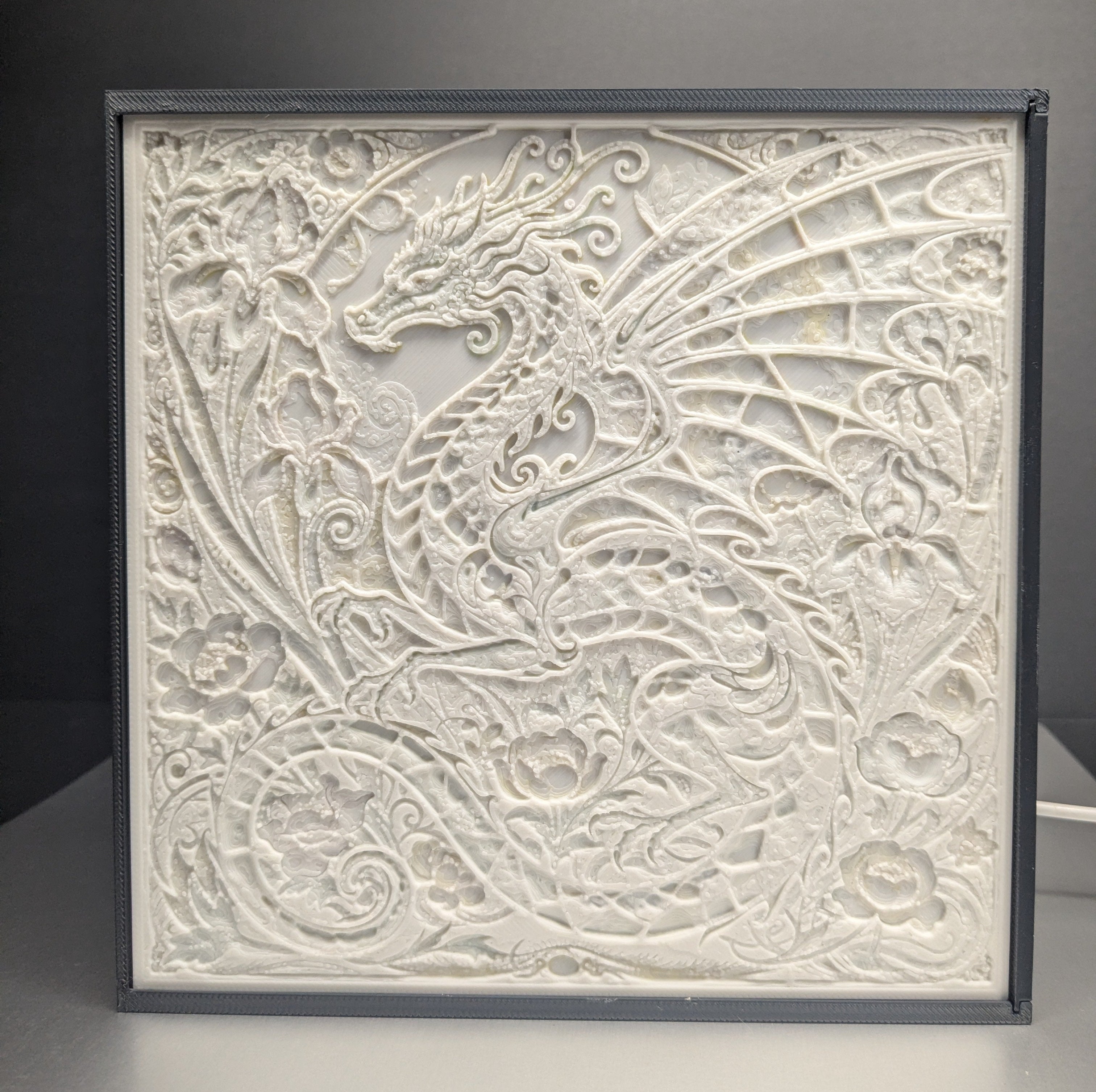 Floral Dragon Magic Light