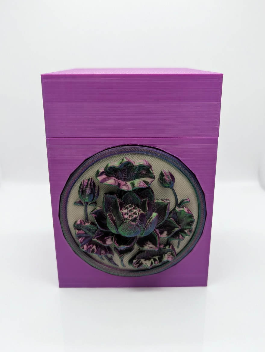 Lotus Card Box