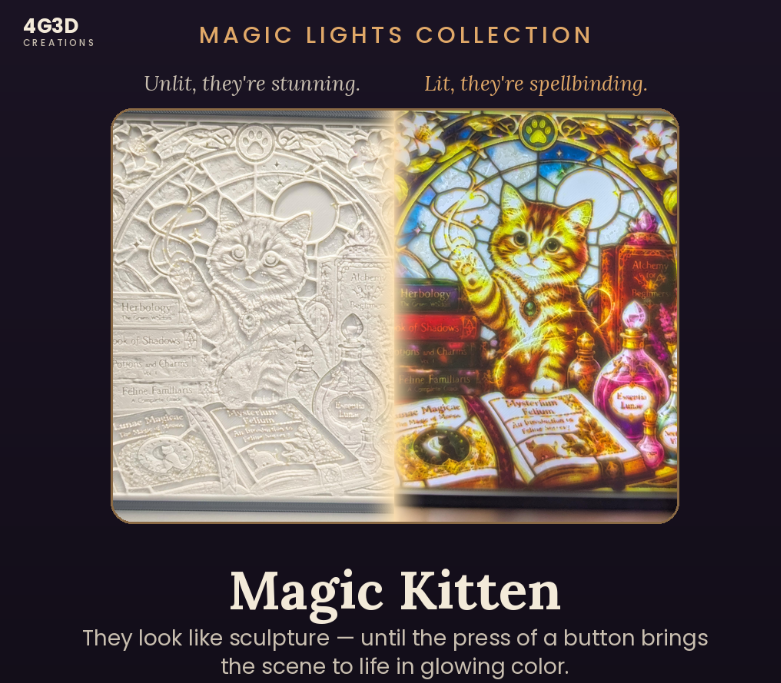 Magic Kitten Magic Light