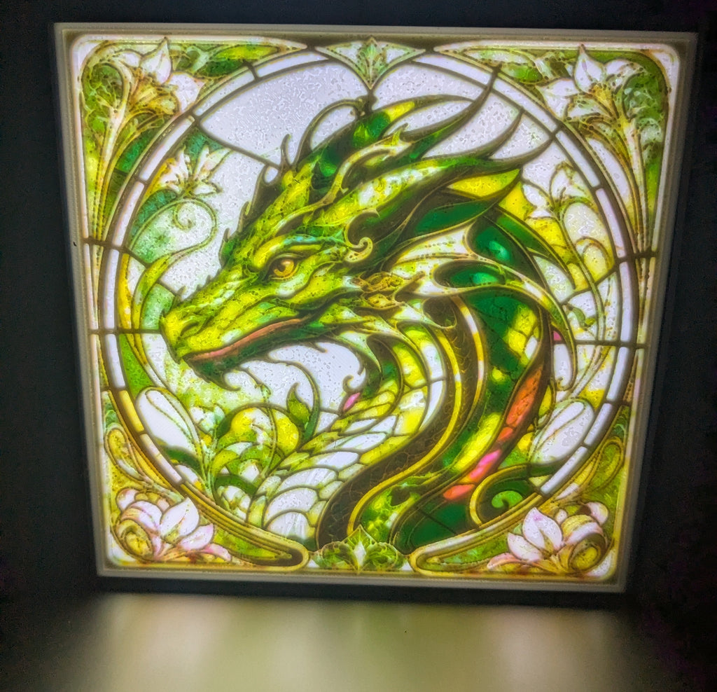 Dragon Portrait Magic Light