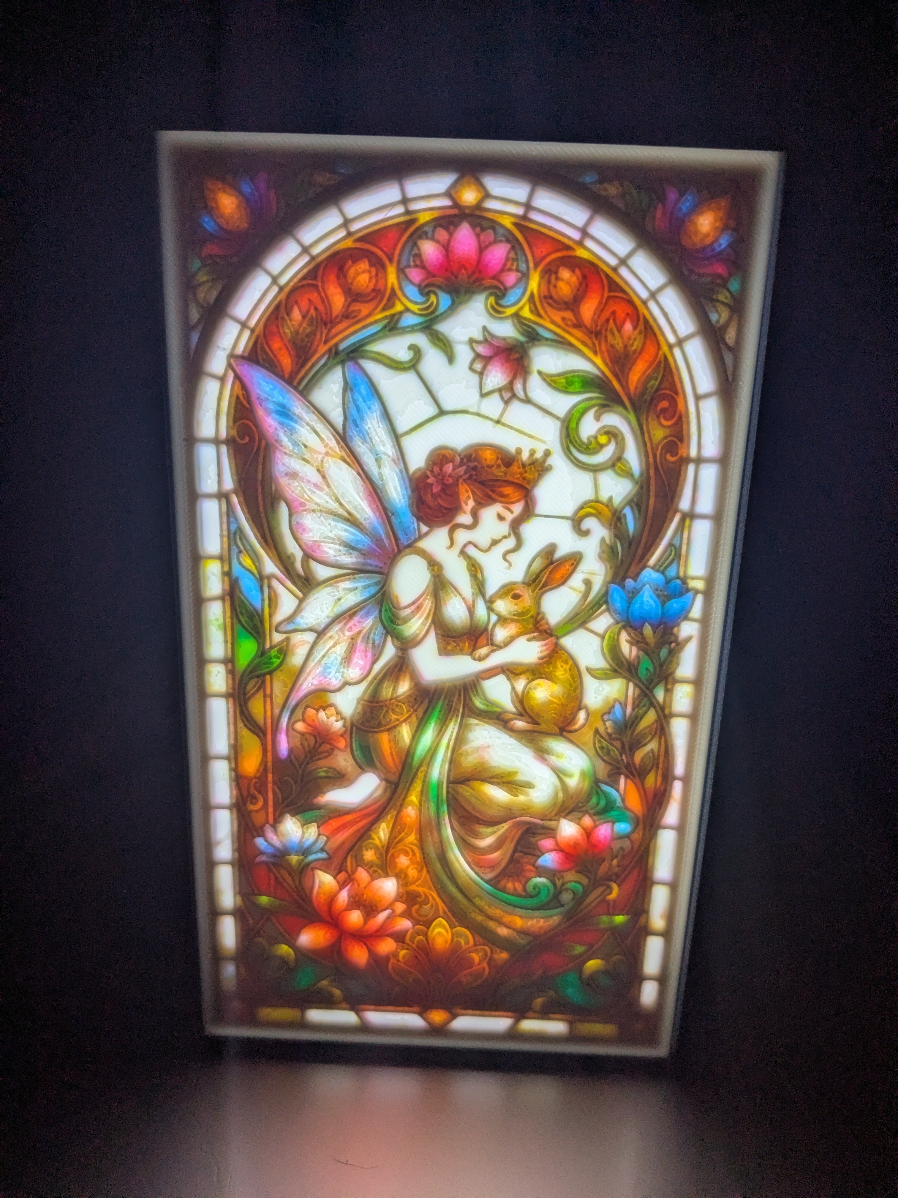 Fairy with Rabbit Magic Light