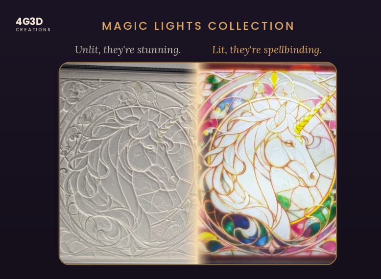Pink Unicorn Magic Light