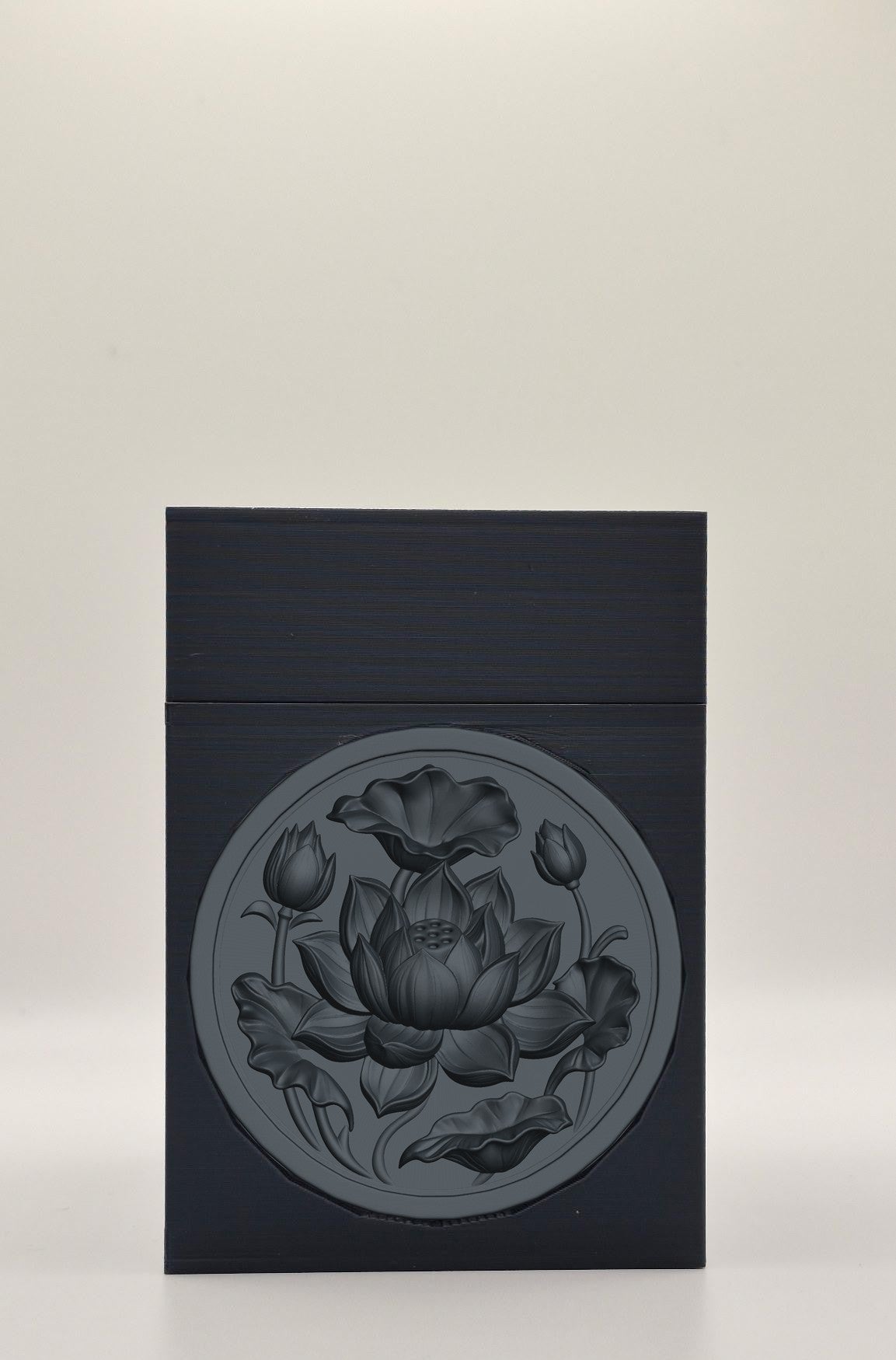Lotus Card Box — Black