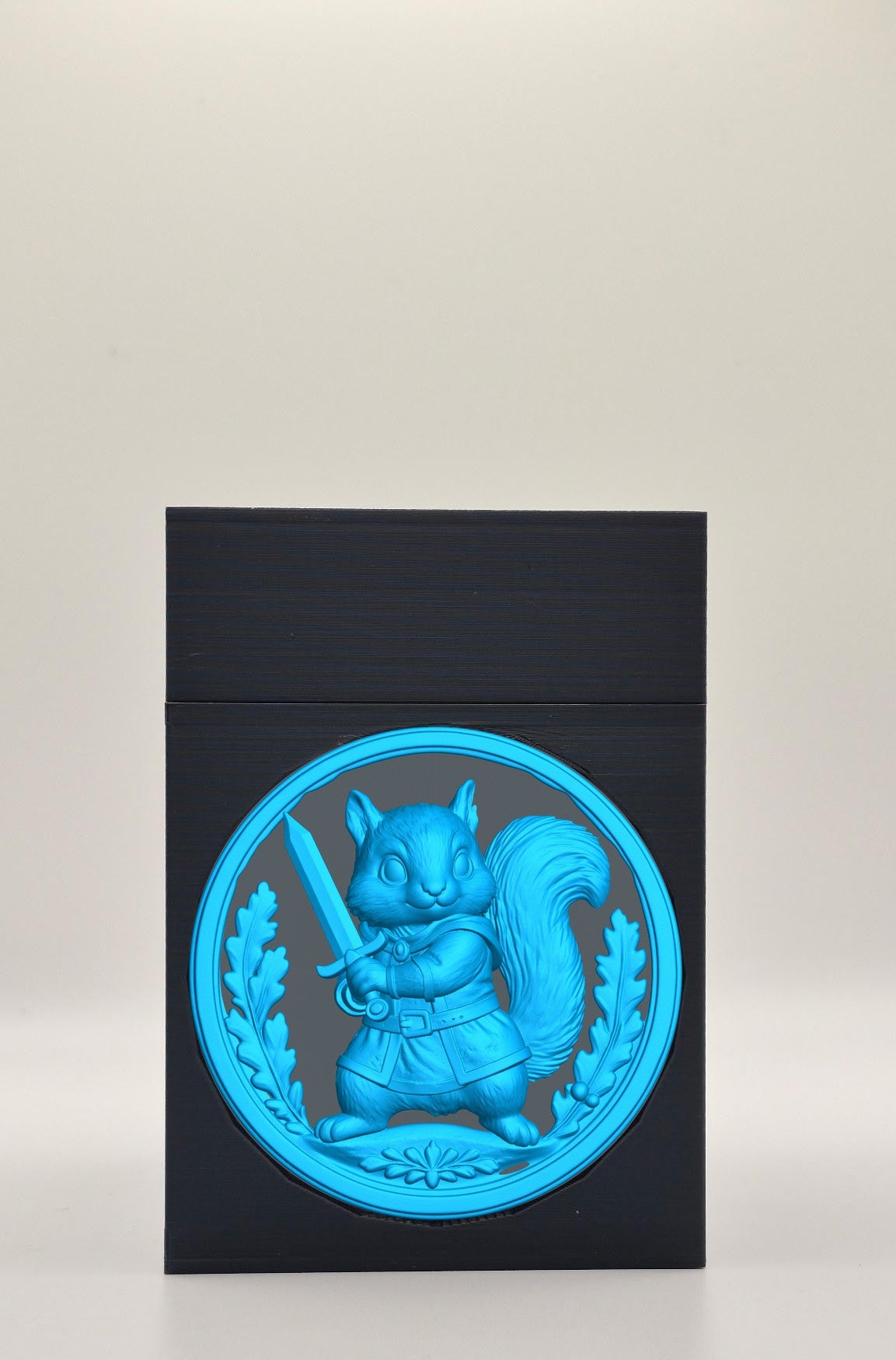 Squirrel Card Box — Black