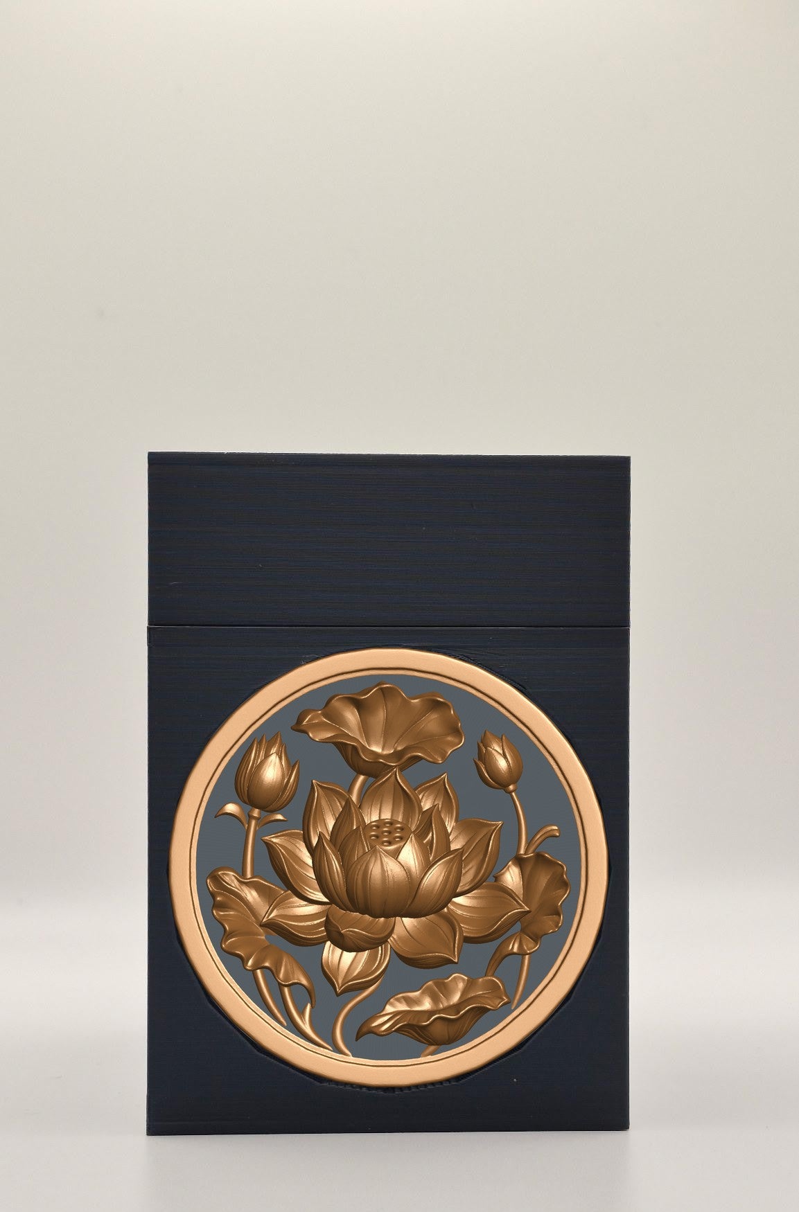 Lotus Card Box — Black