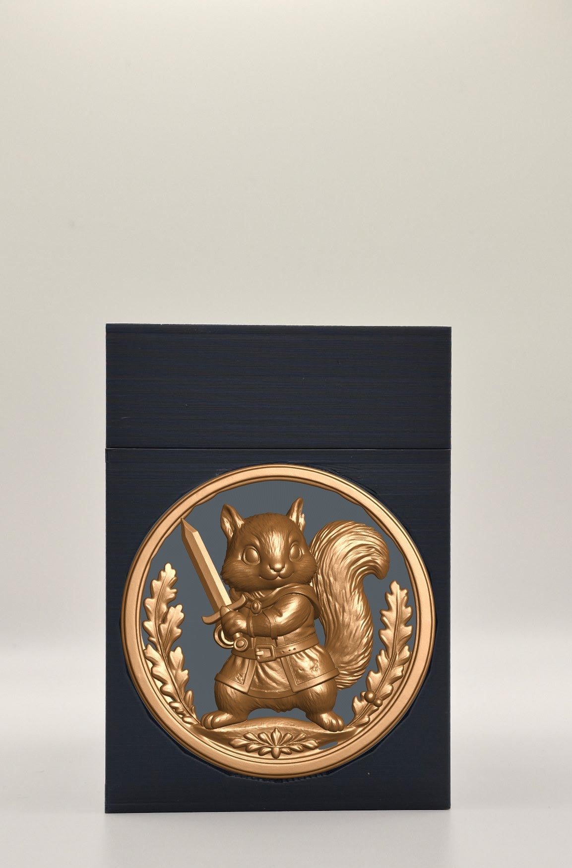 Squirrel Card Box — Black