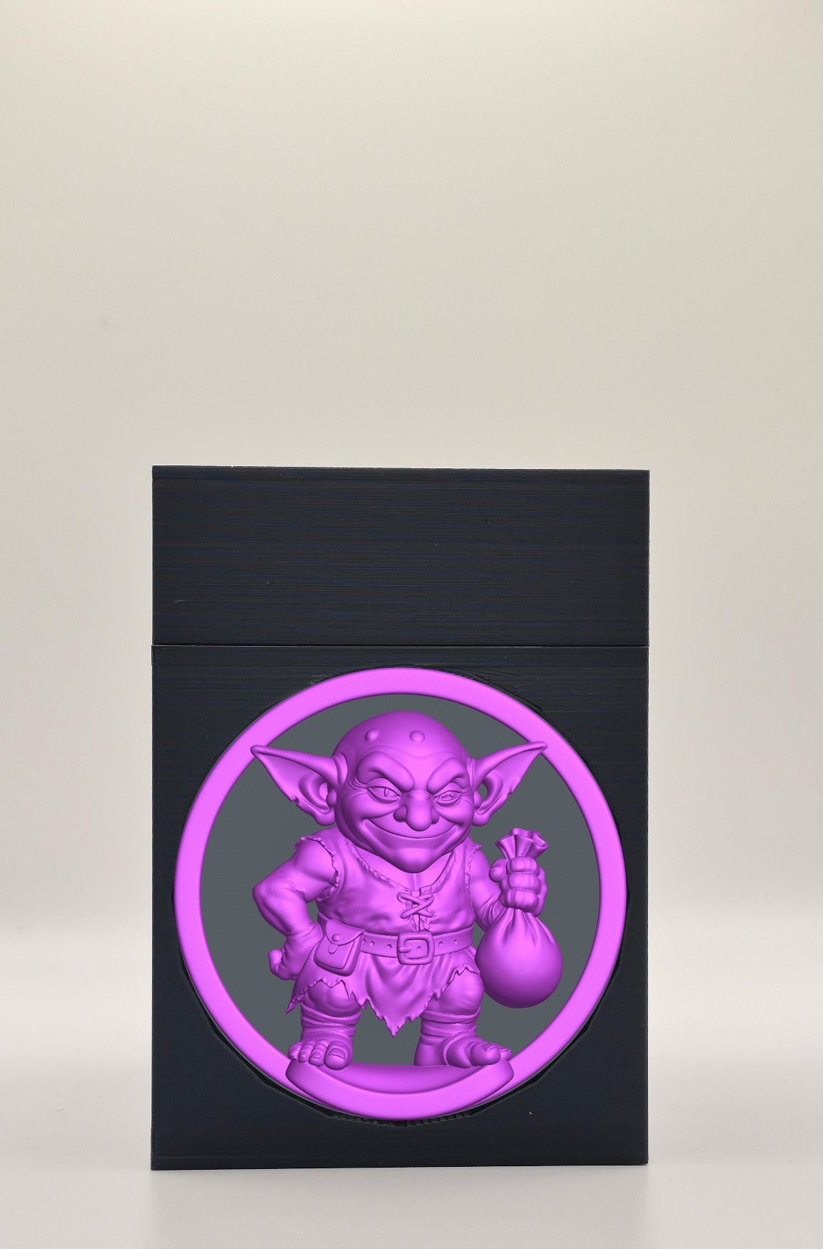 Greedy Goblin Card Box — Black