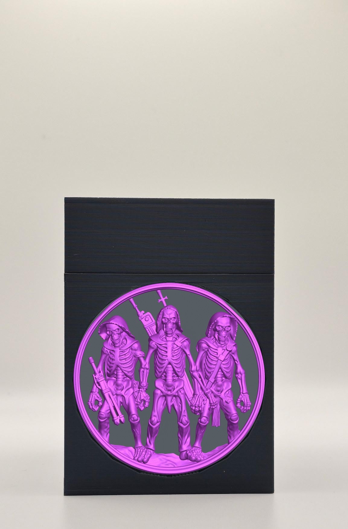Skeleton Army Card Box — Black