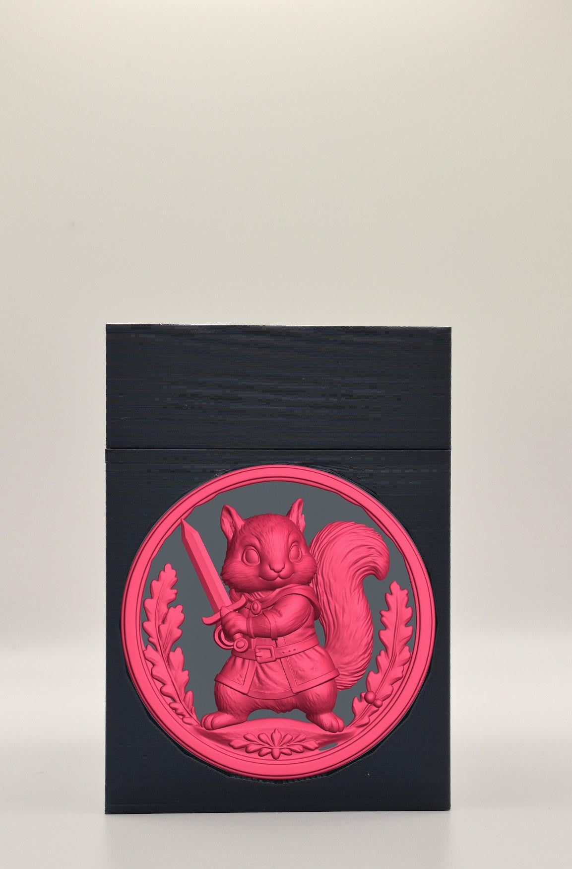 Squirrel Card Box — Black