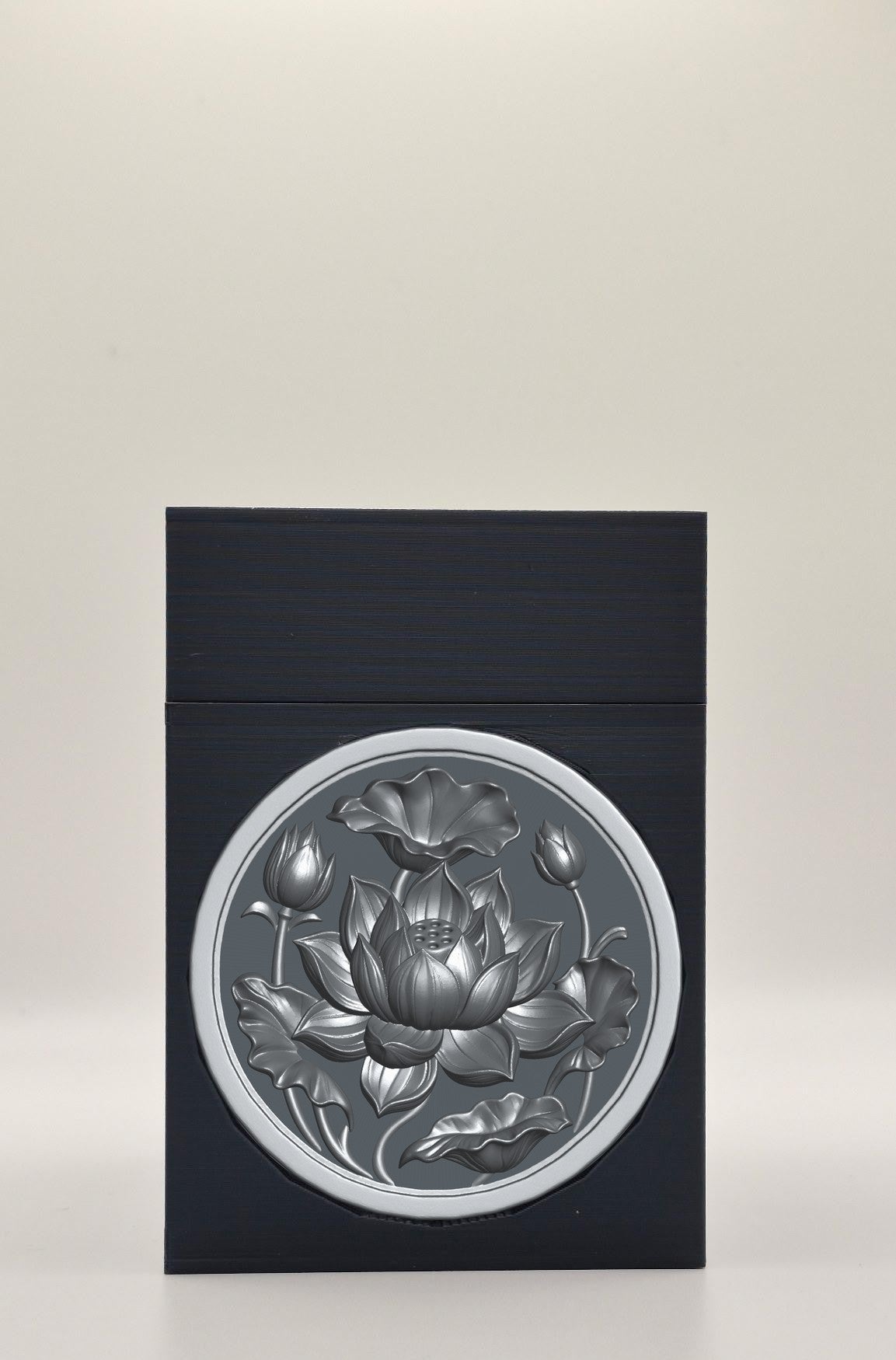 Lotus Card Box — Black