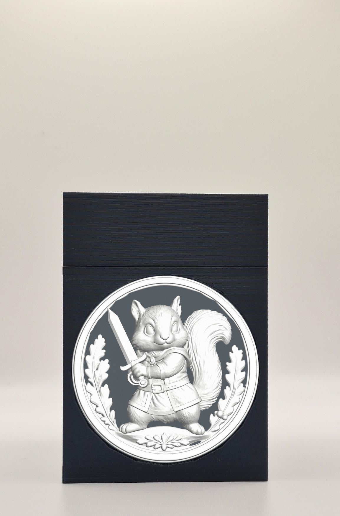 Squirrel Card Box — Black