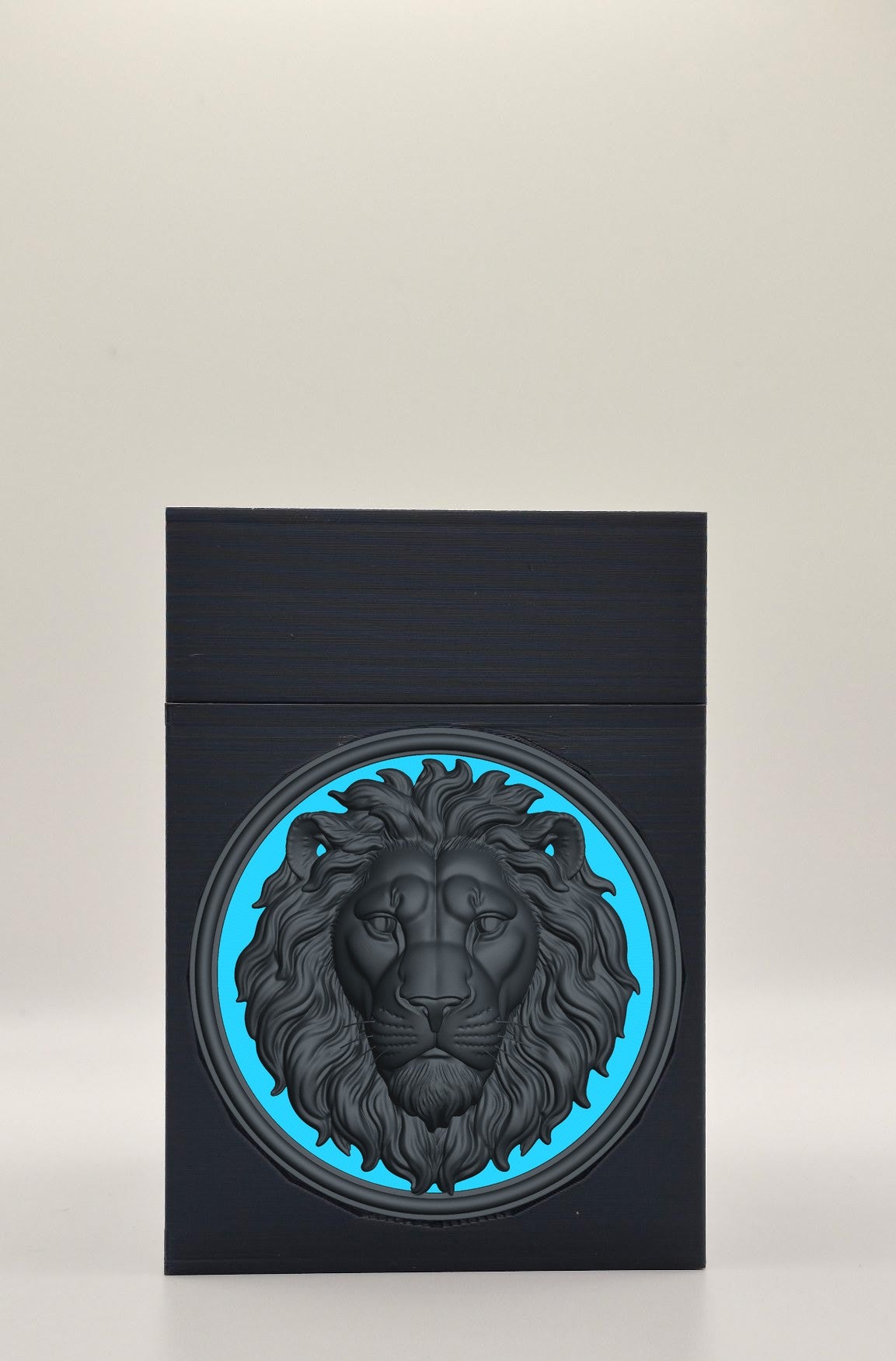 Lion Card Box — Black