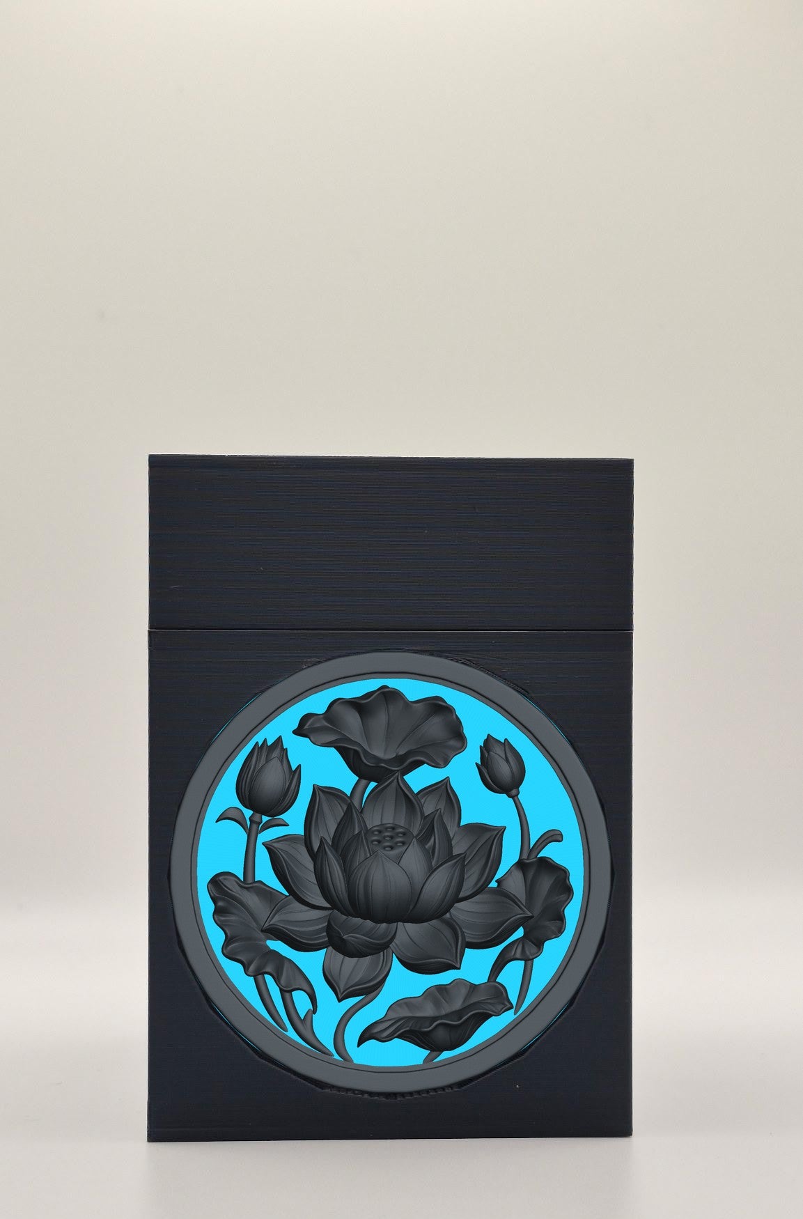 Lotus Card Box — Black