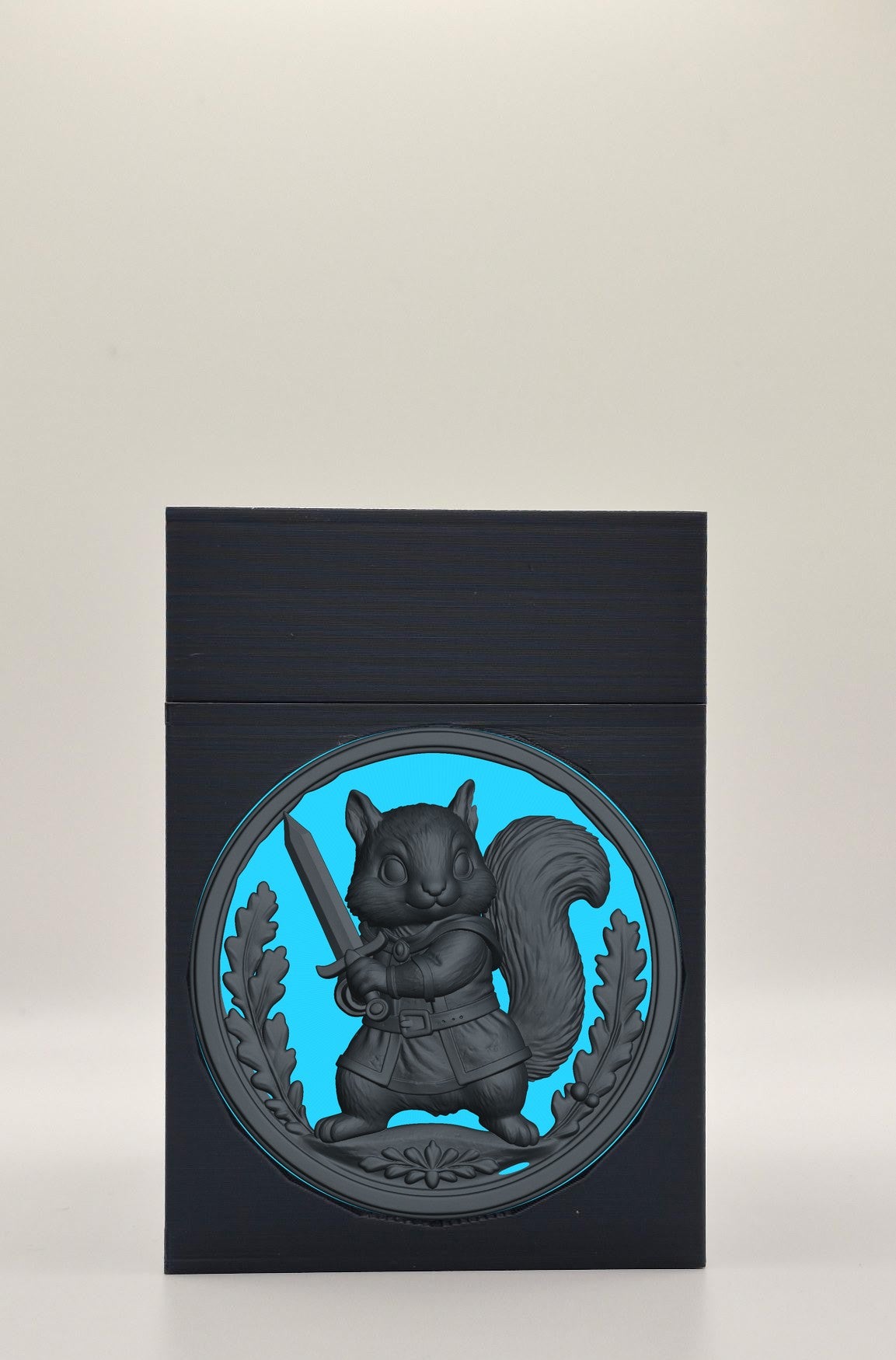 Squirrel Card Box — Black