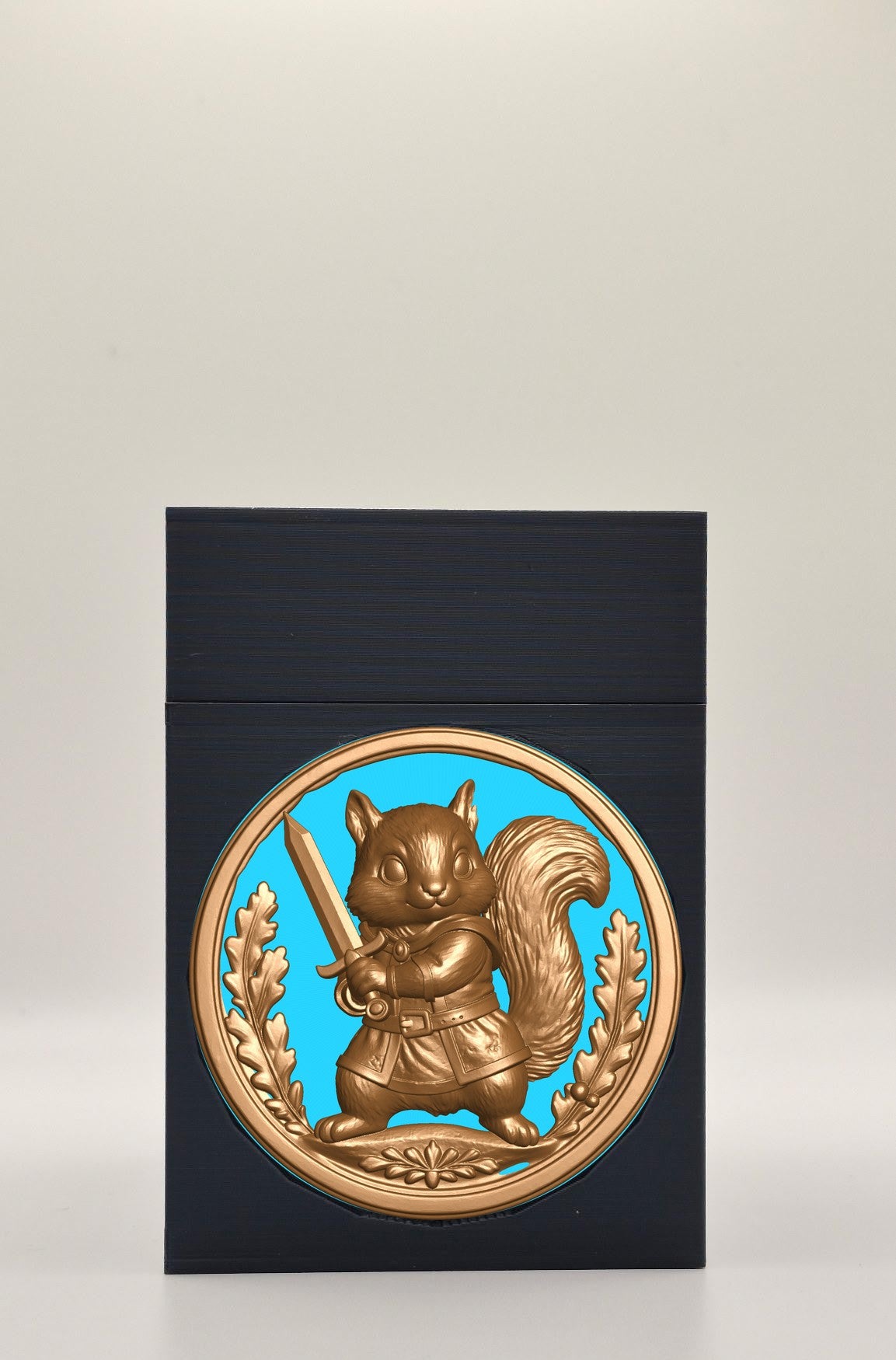 Squirrel Card Box — Black