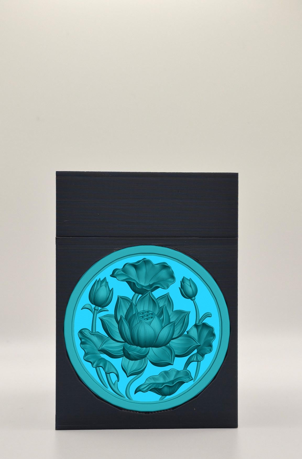 Lotus Card Box — Black