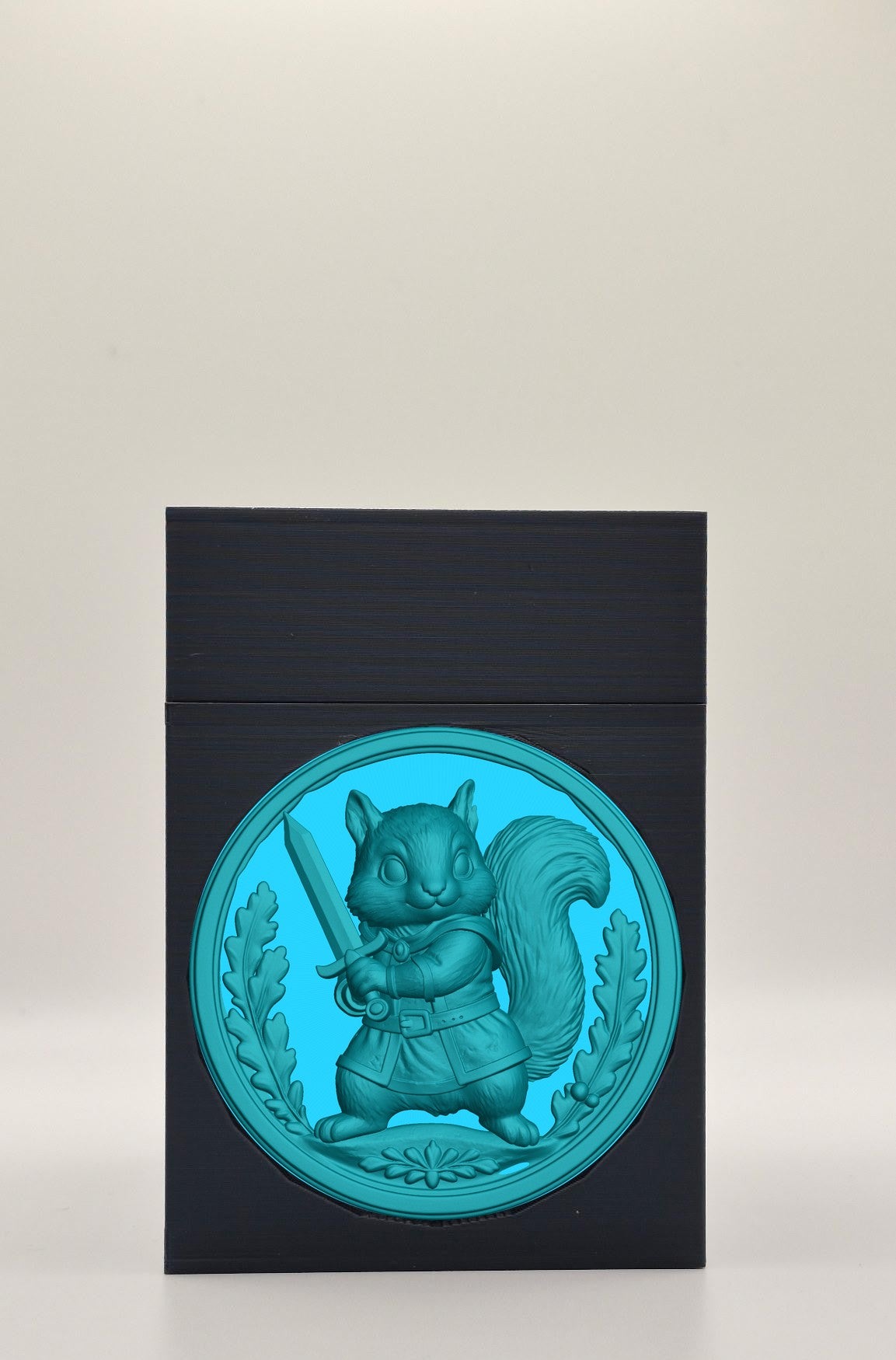 Squirrel Card Box — Black