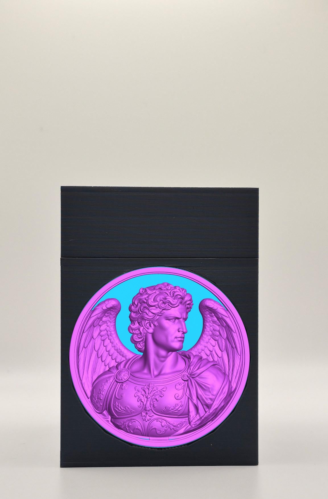 Angel Card Box — Black