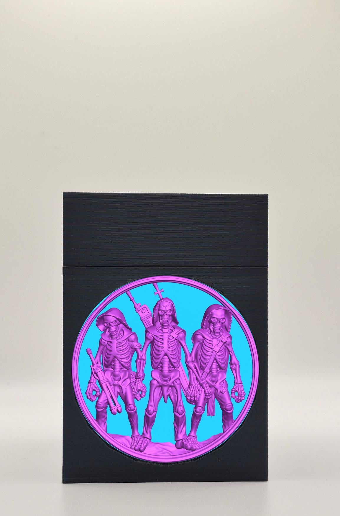 Skeleton Army Card Box — Black