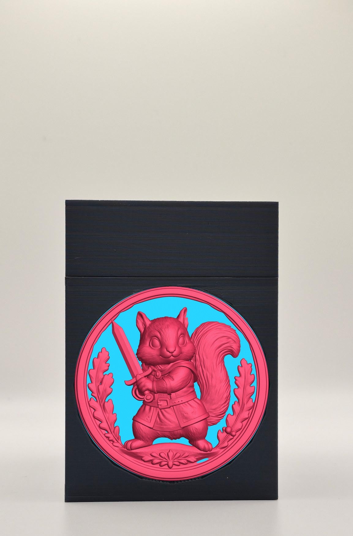 Squirrel Card Box — Black