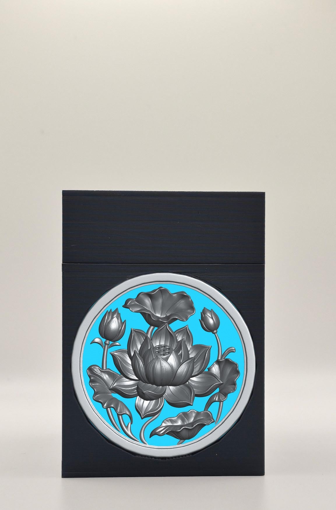 Lotus Card Box — Black