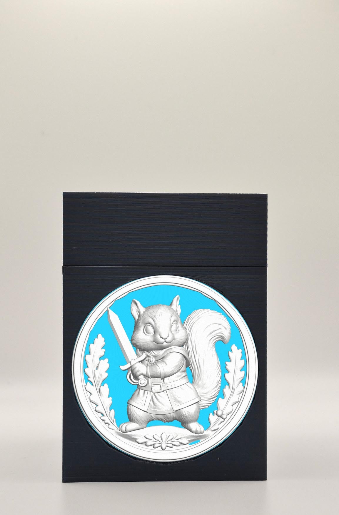 Squirrel Card Box — Black