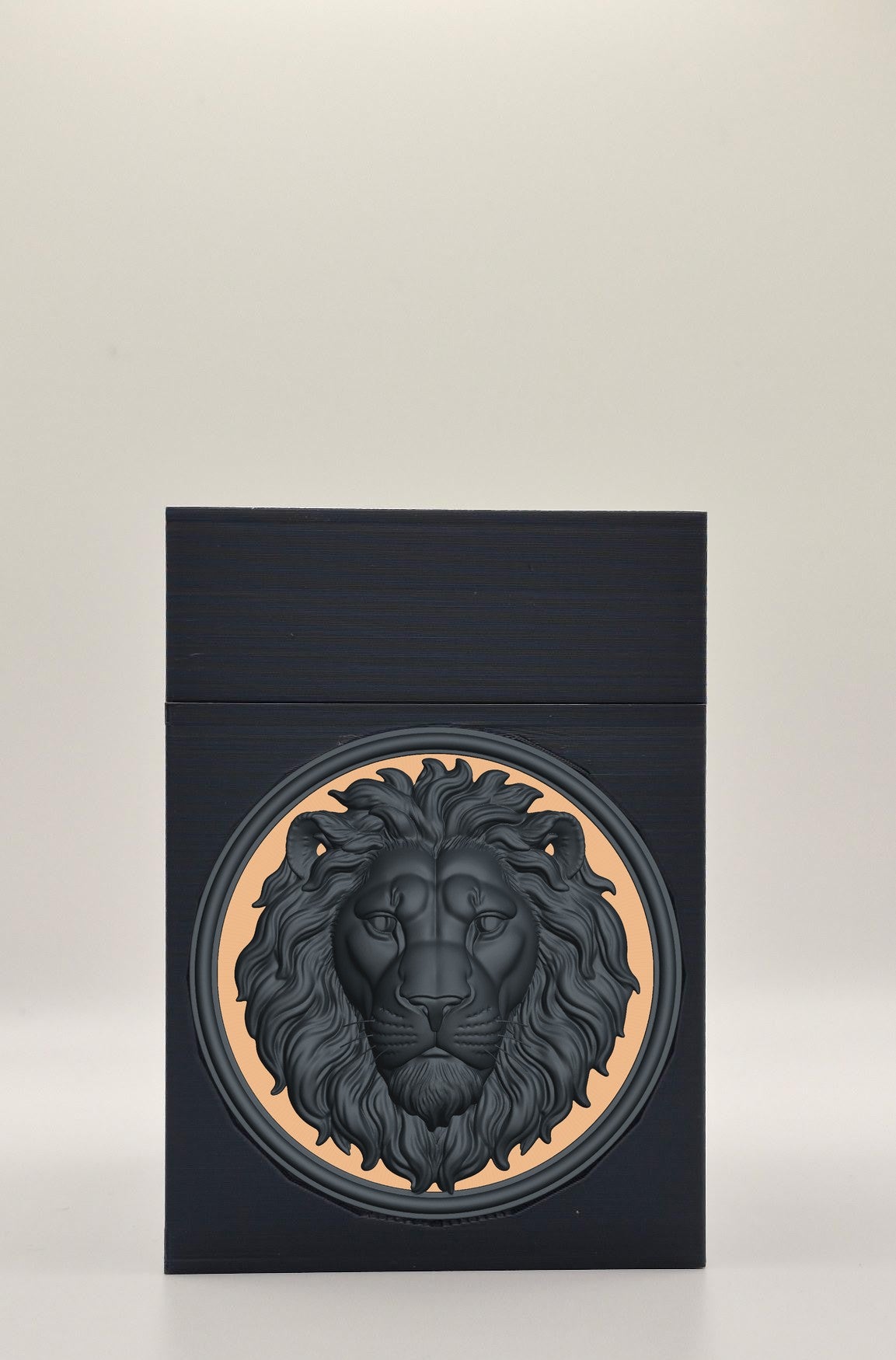 Lion Card Box — Black