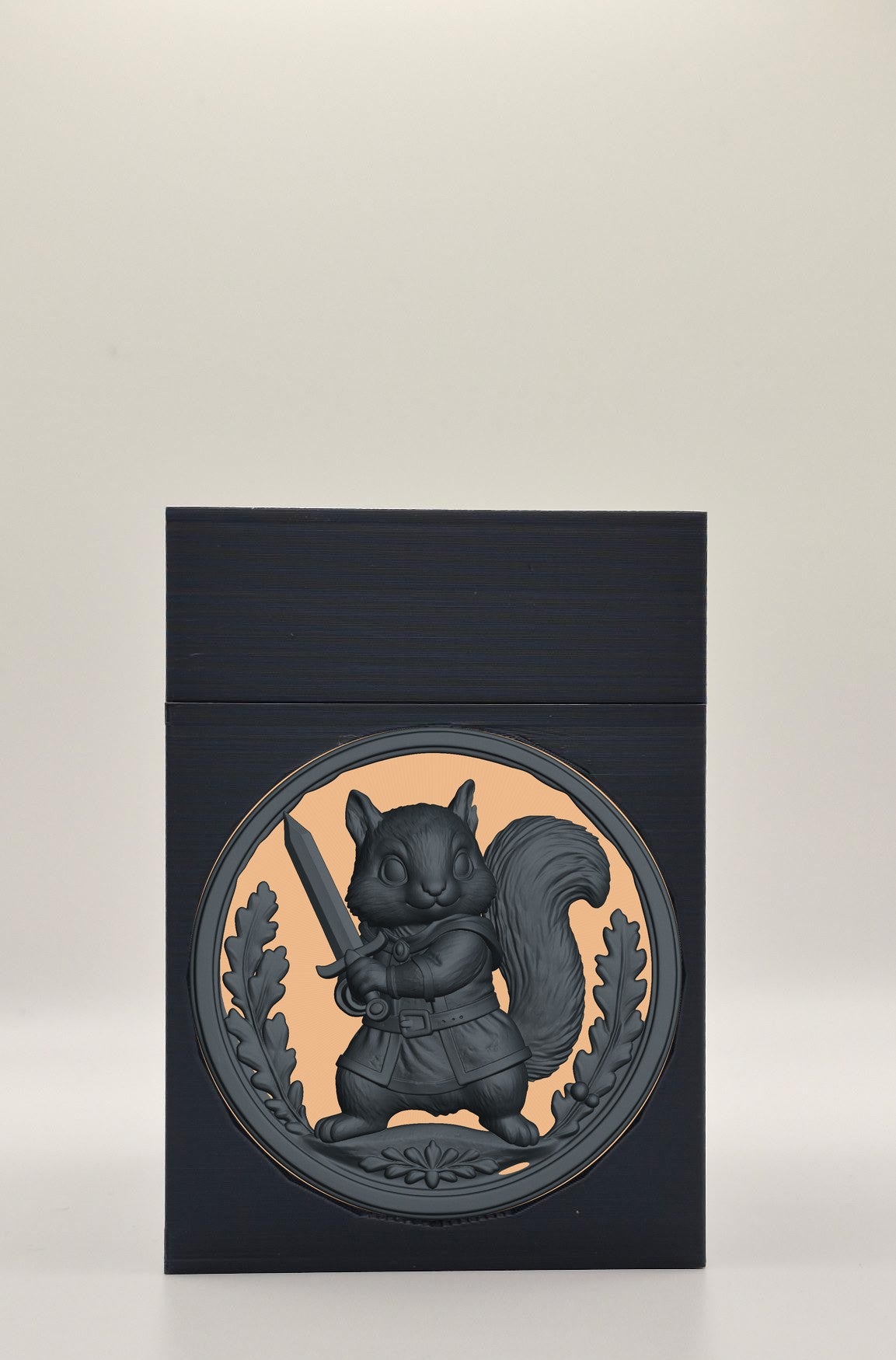Squirrel Card Box — Black