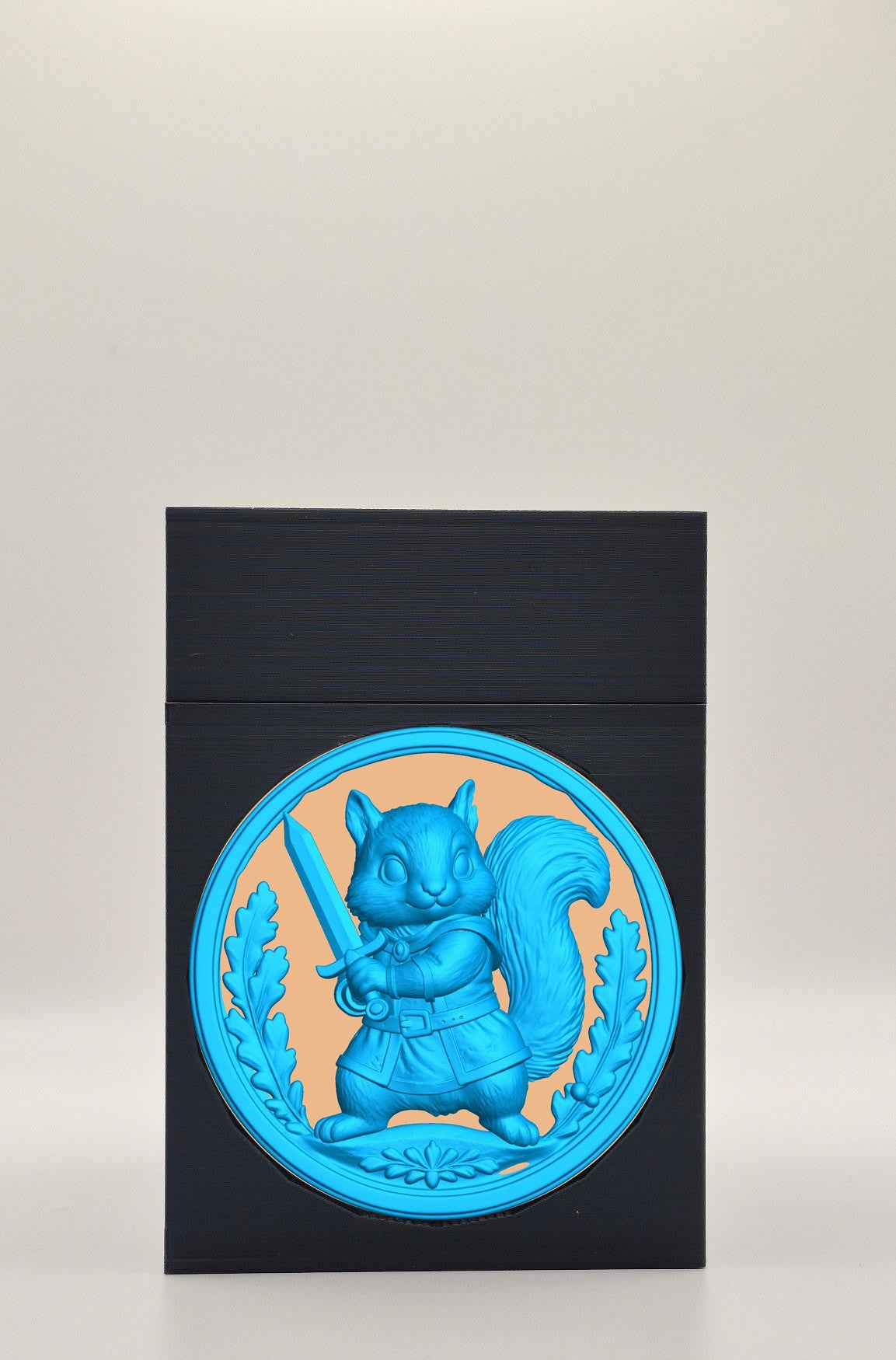 Squirrel Card Box — Black