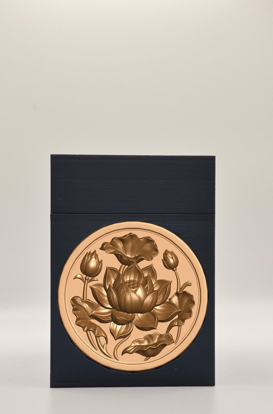 Lotus Card Box — Black