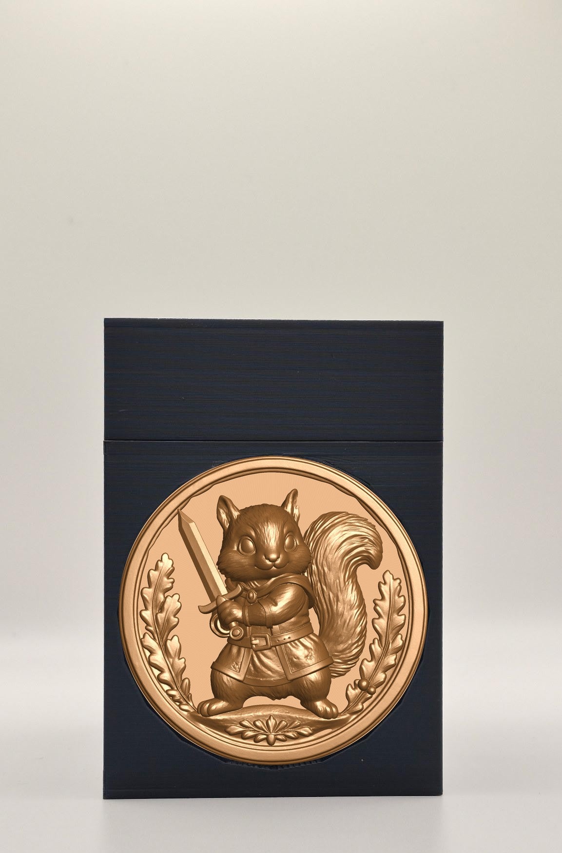 Squirrel Card Box — Black