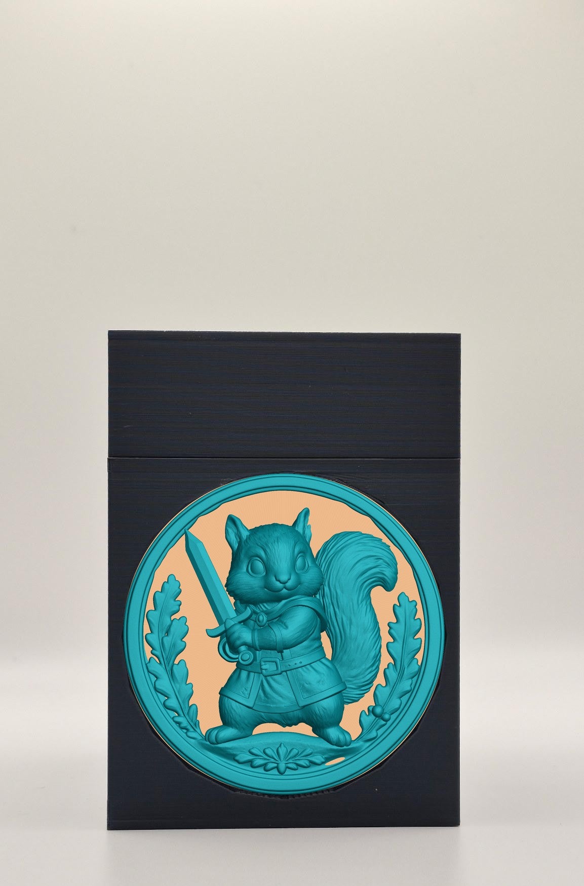 Squirrel Card Box — Black
