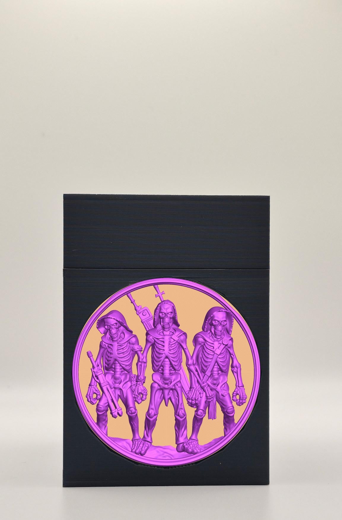Skeleton Army Card Box — Black