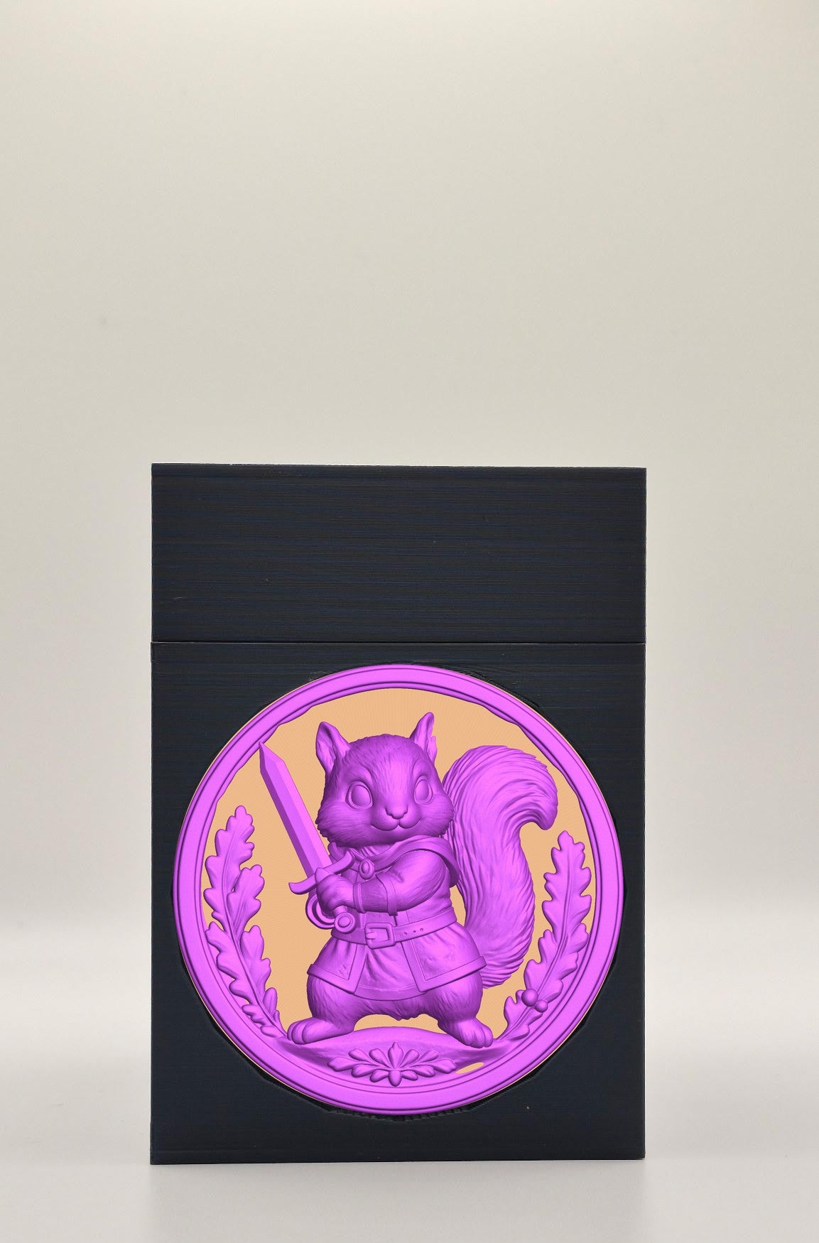 Squirrel Card Box — Black