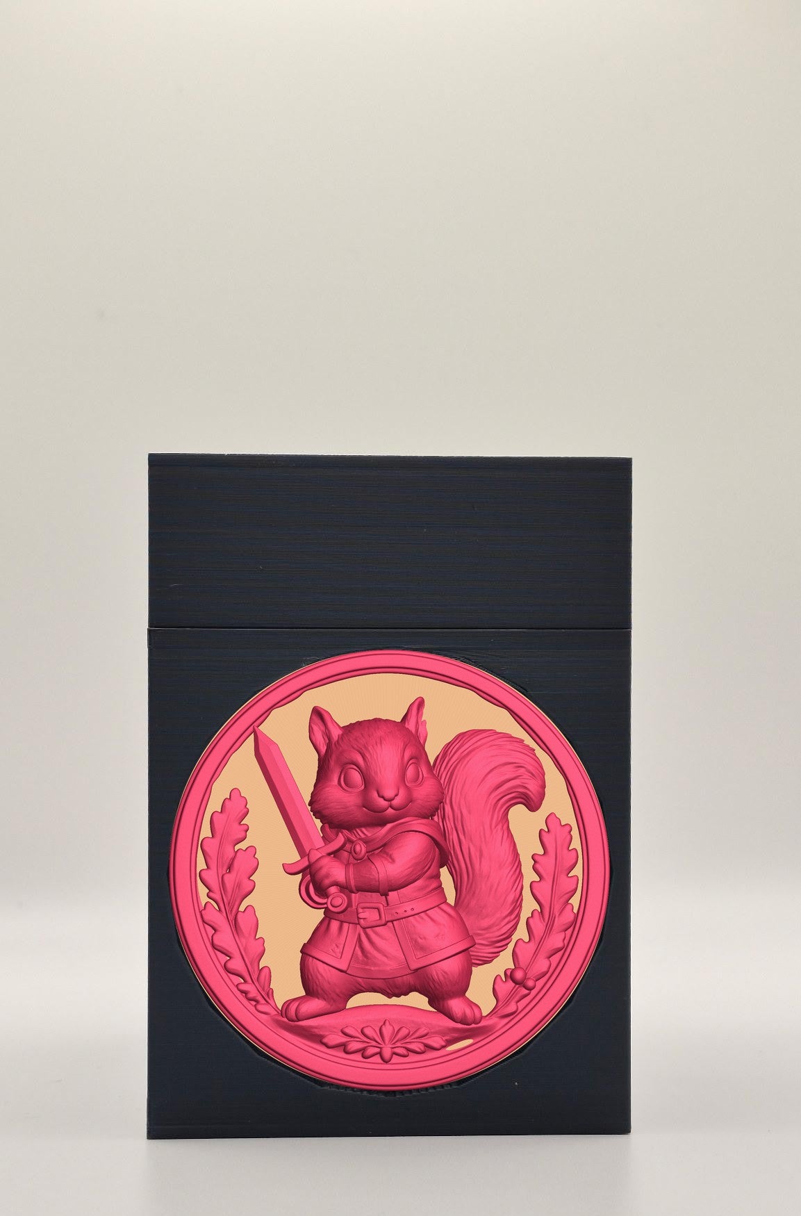 Squirrel Card Box — Black