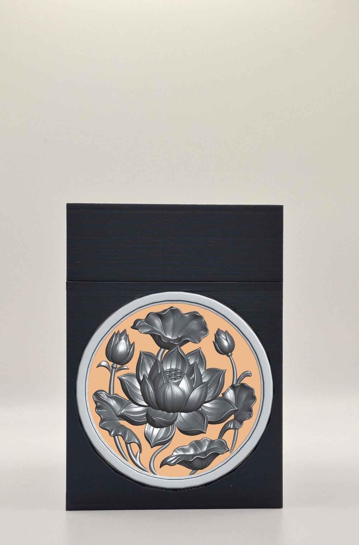 Lotus Card Box — Black