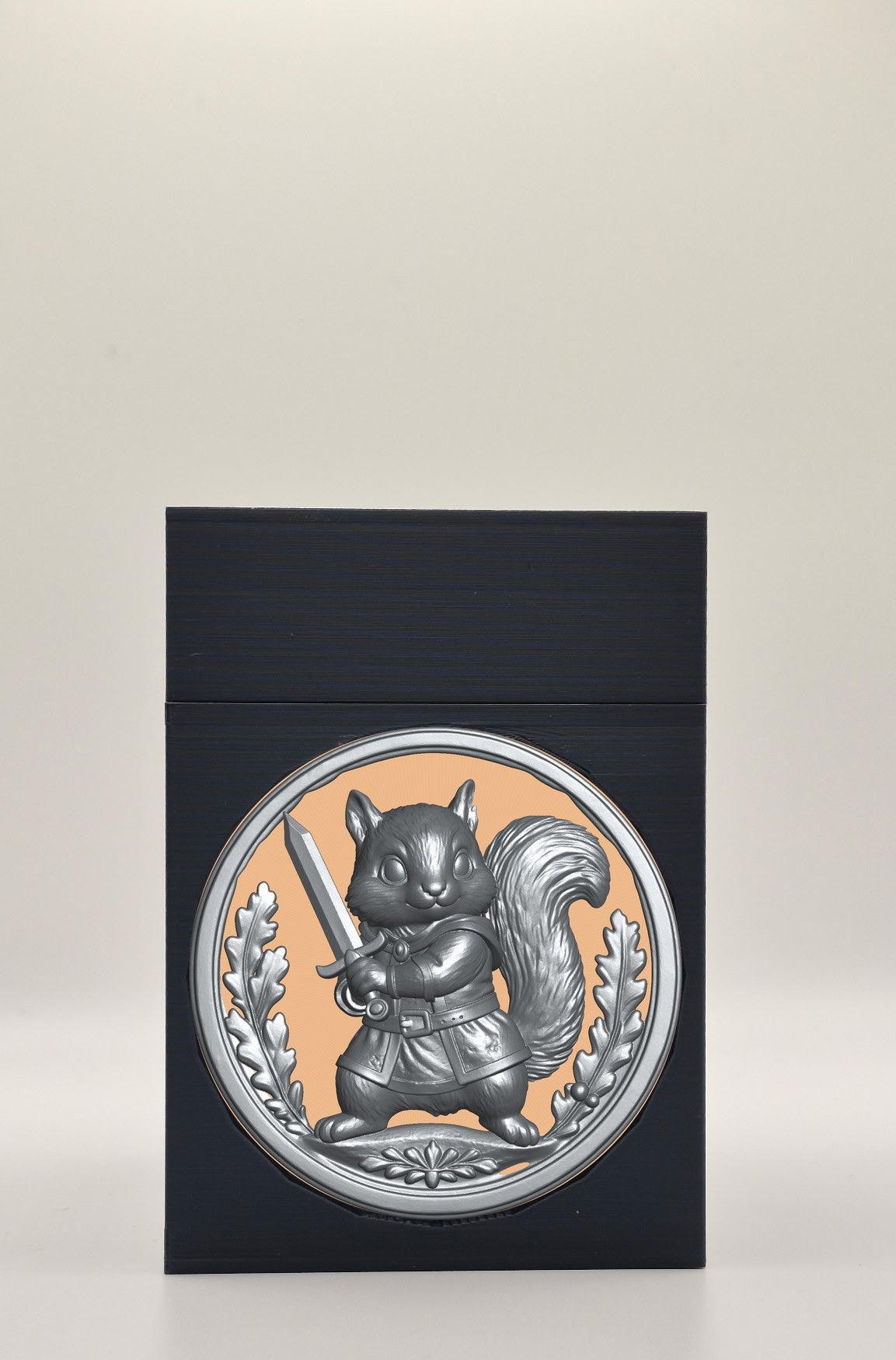 Squirrel Card Box — Black