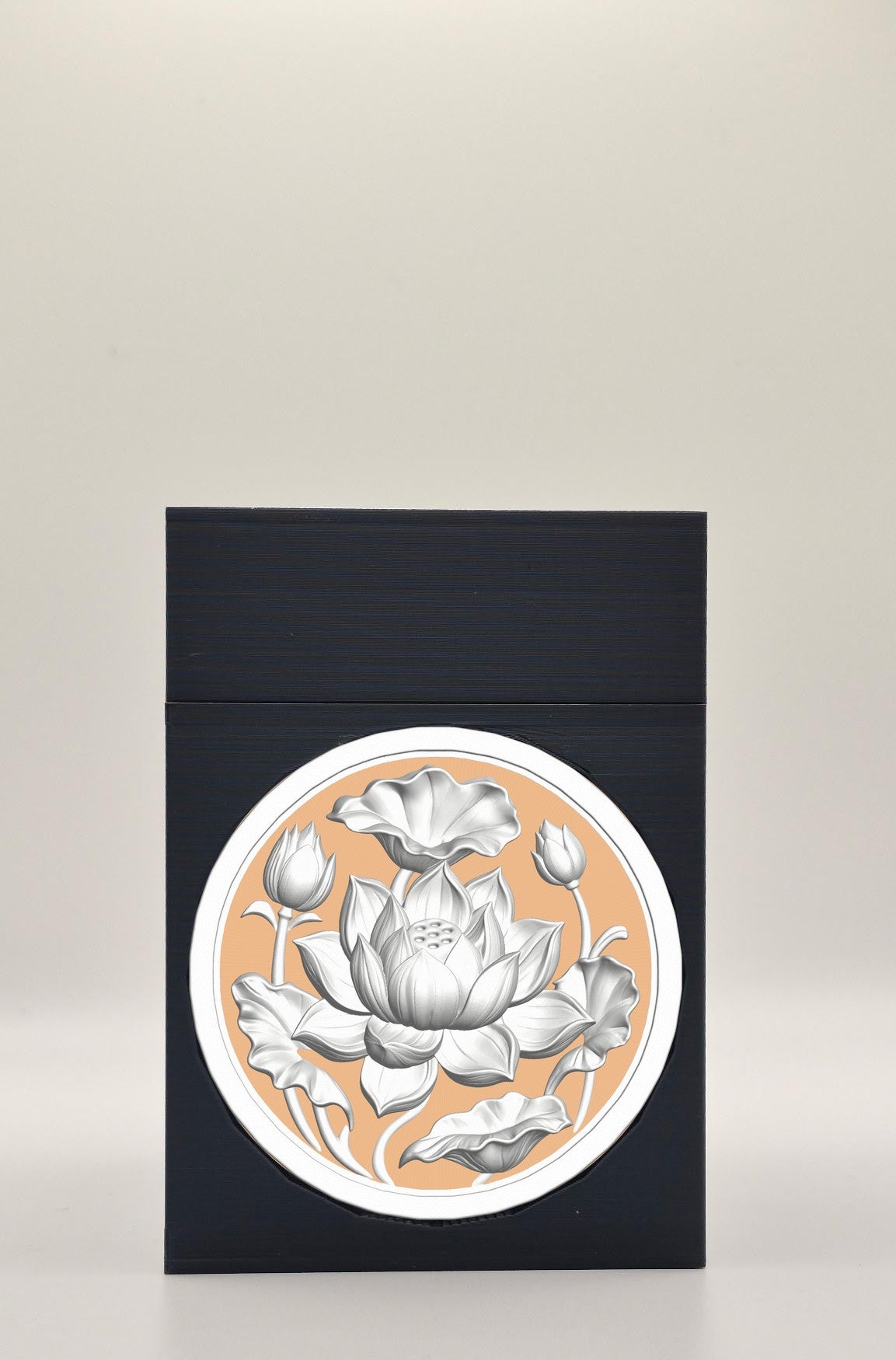 Lotus Card Box — Black
