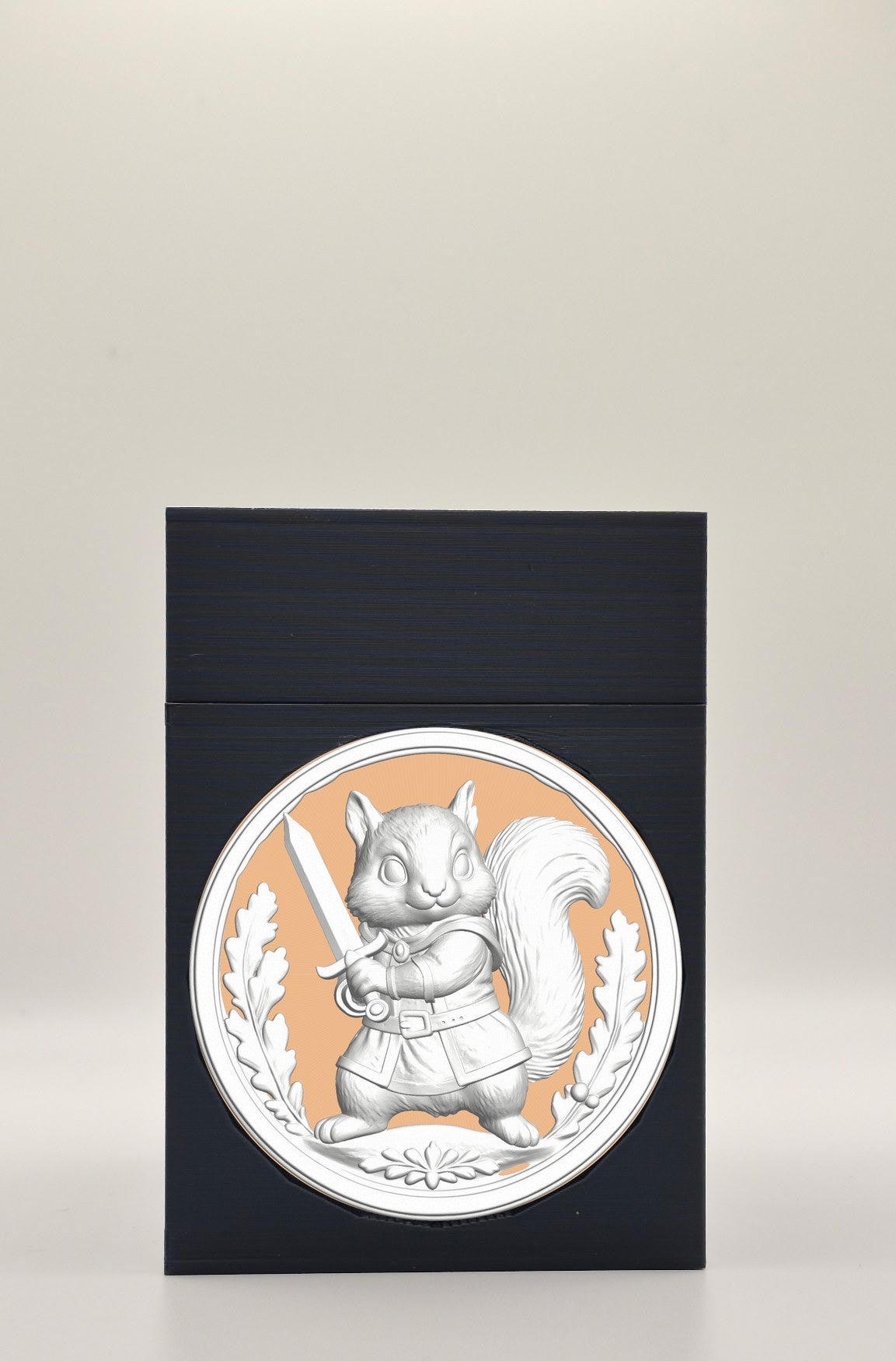 Squirrel Card Box — Black