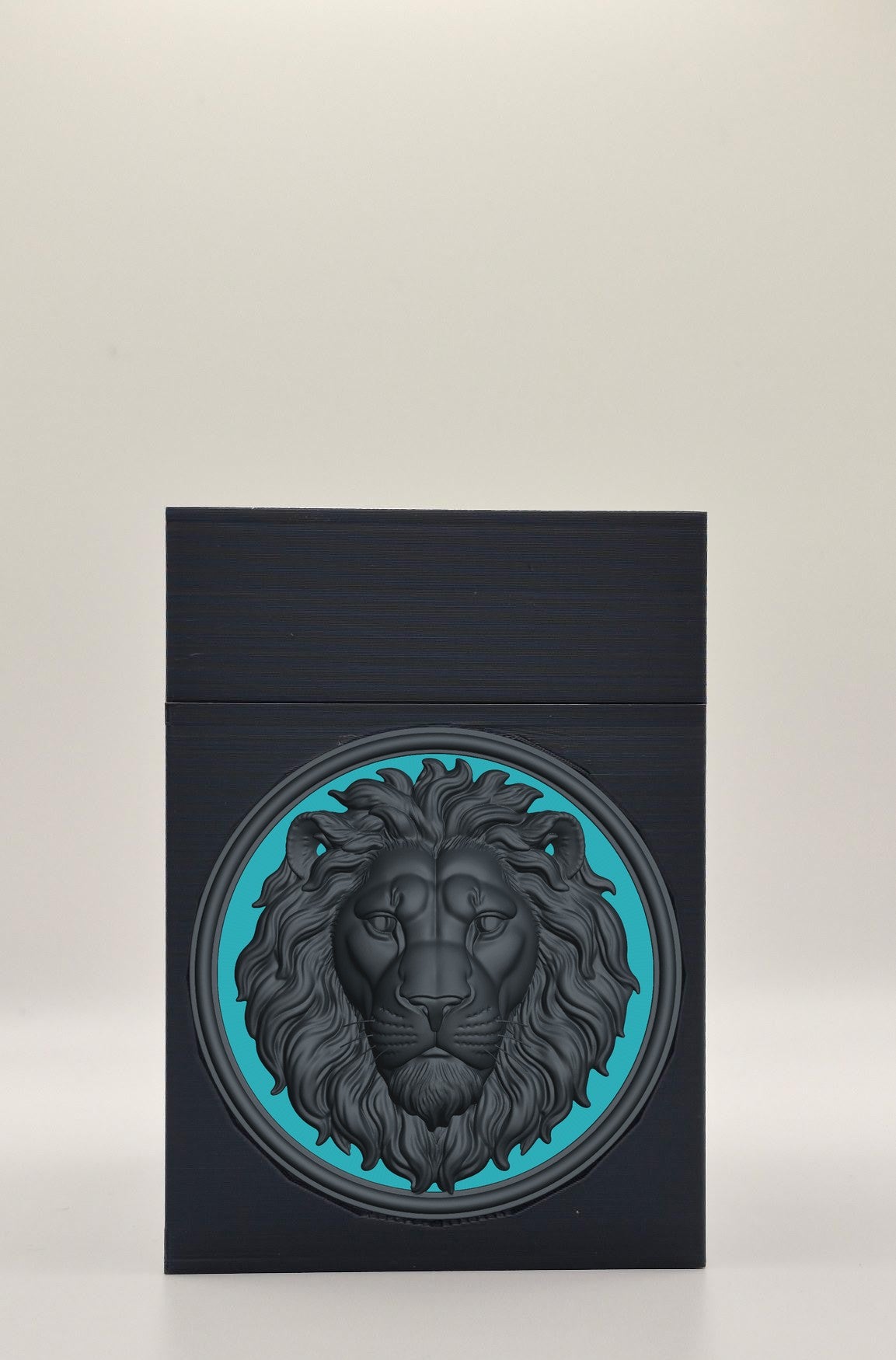 Lion Card Box — Black