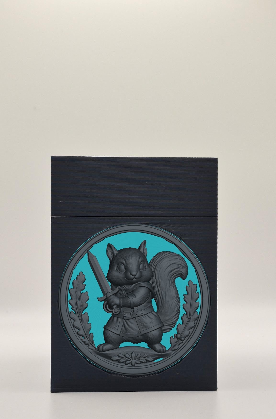 Squirrel Card Box — Black