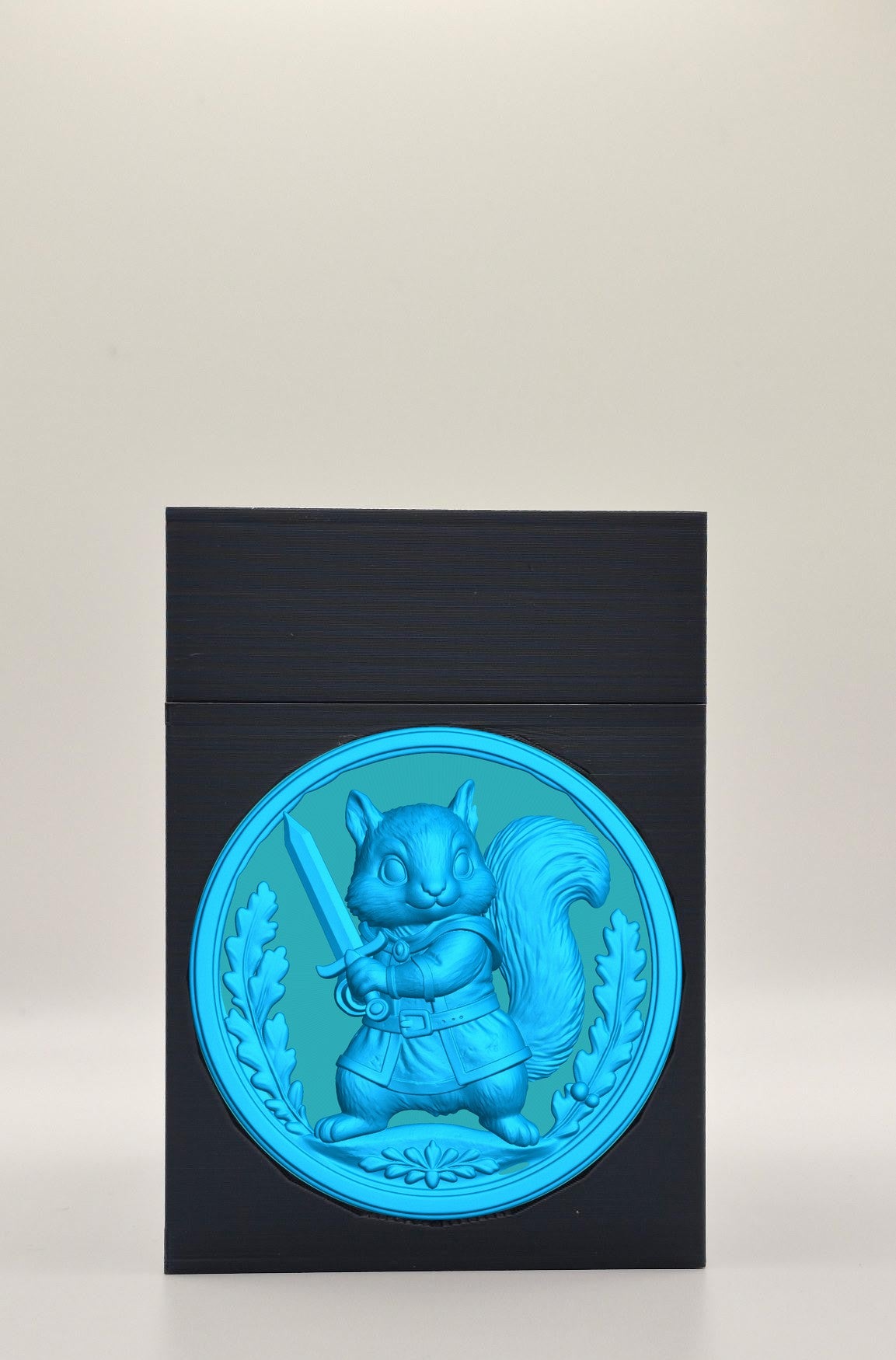 Squirrel Card Box — Black