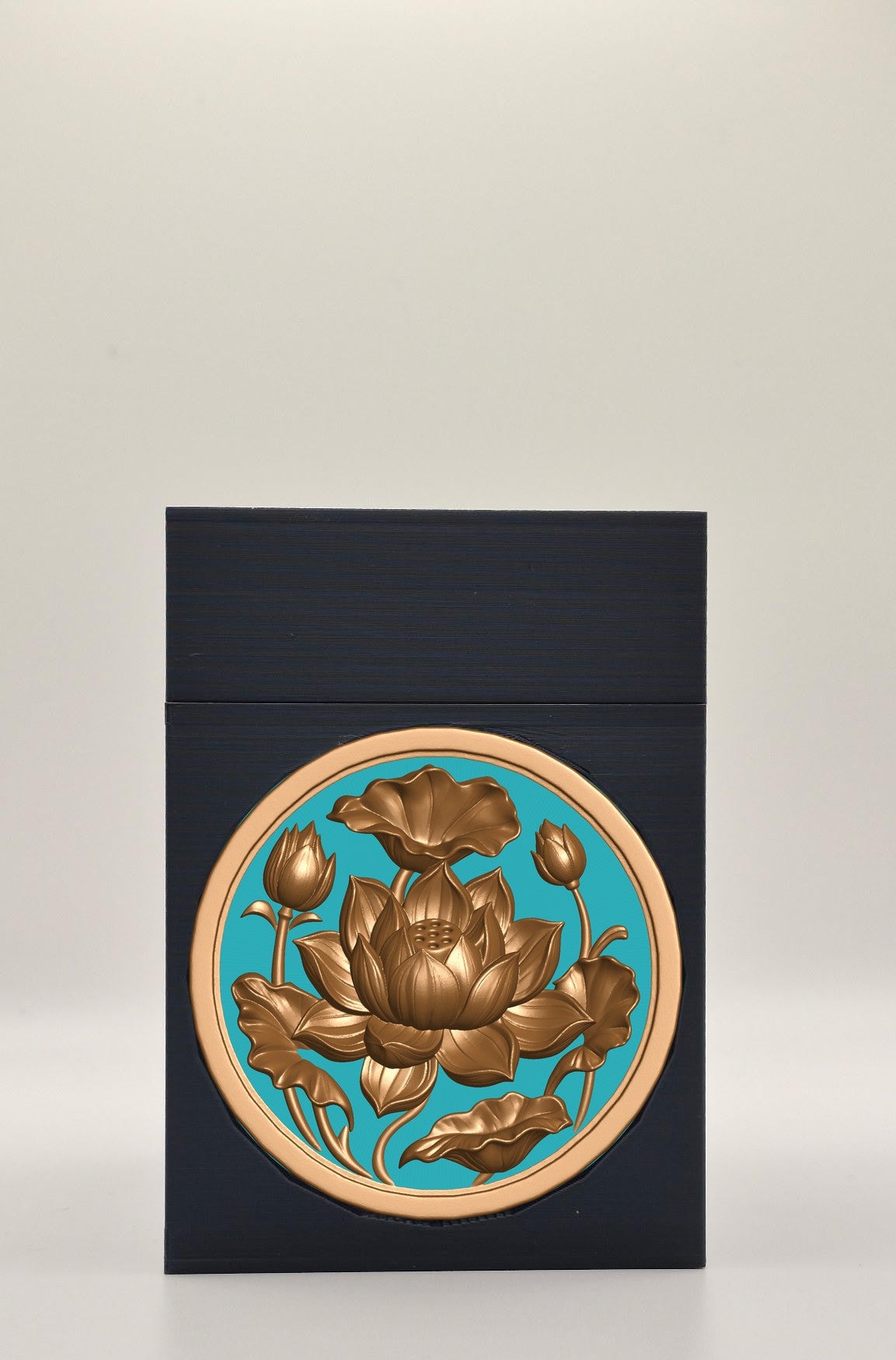 Lotus Card Box — Black