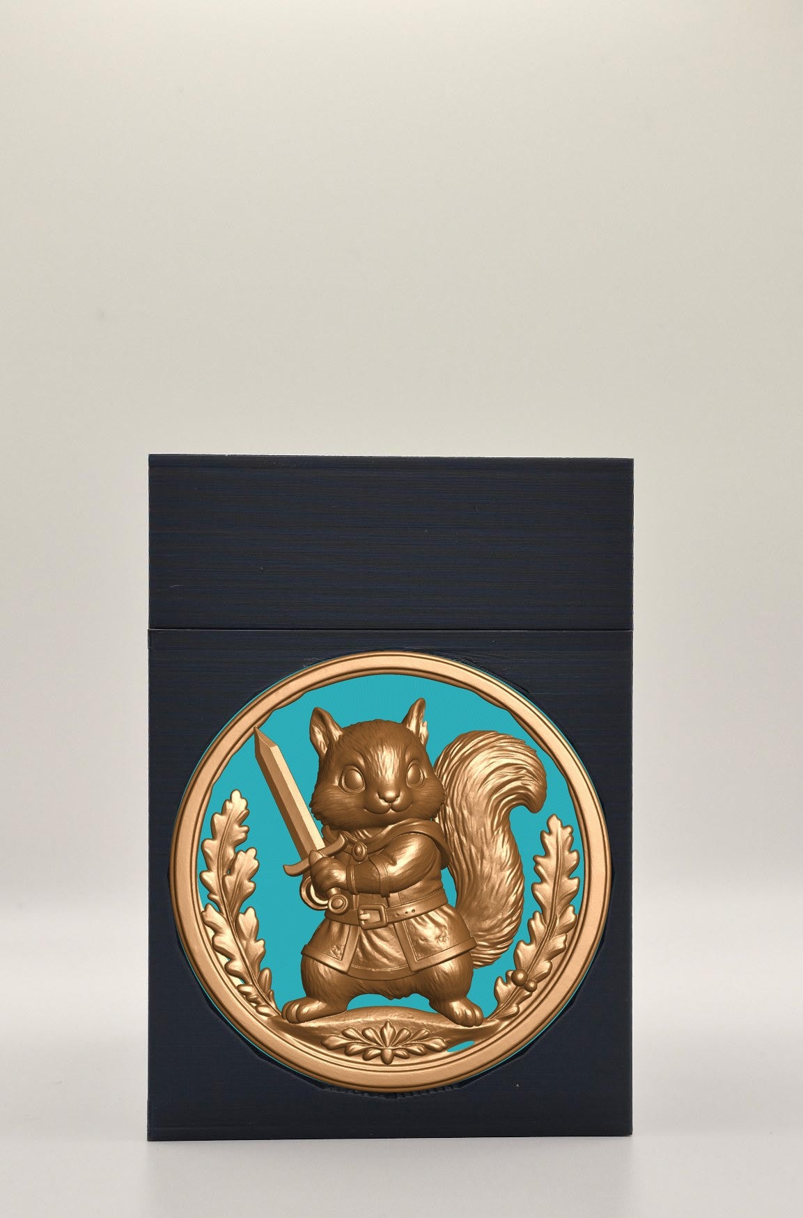 Squirrel Card Box — Black