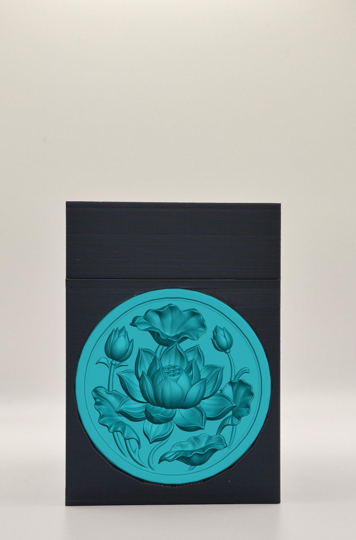 Lotus Card Box — Black