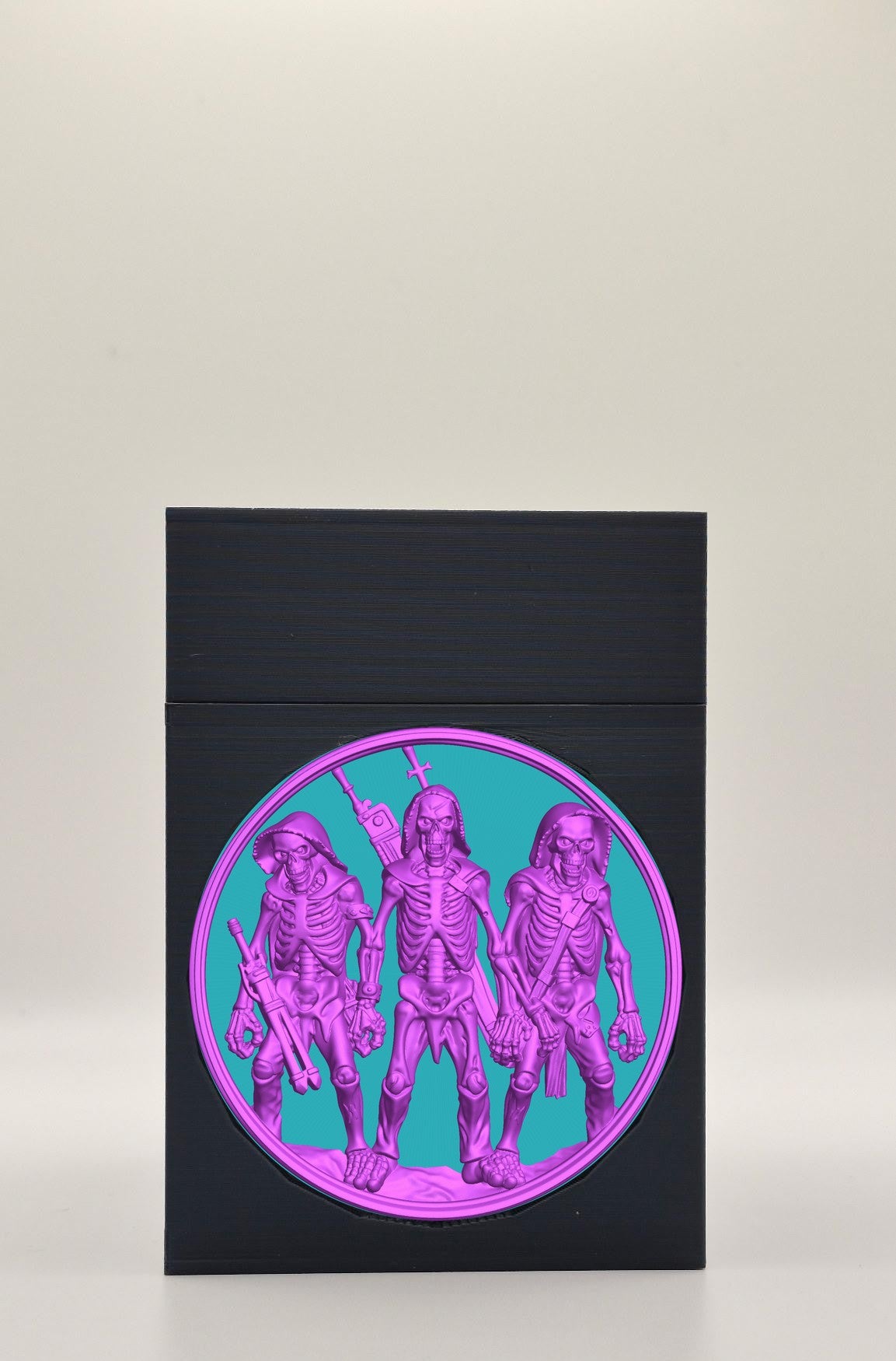 Skeleton Army Card Box — Black
