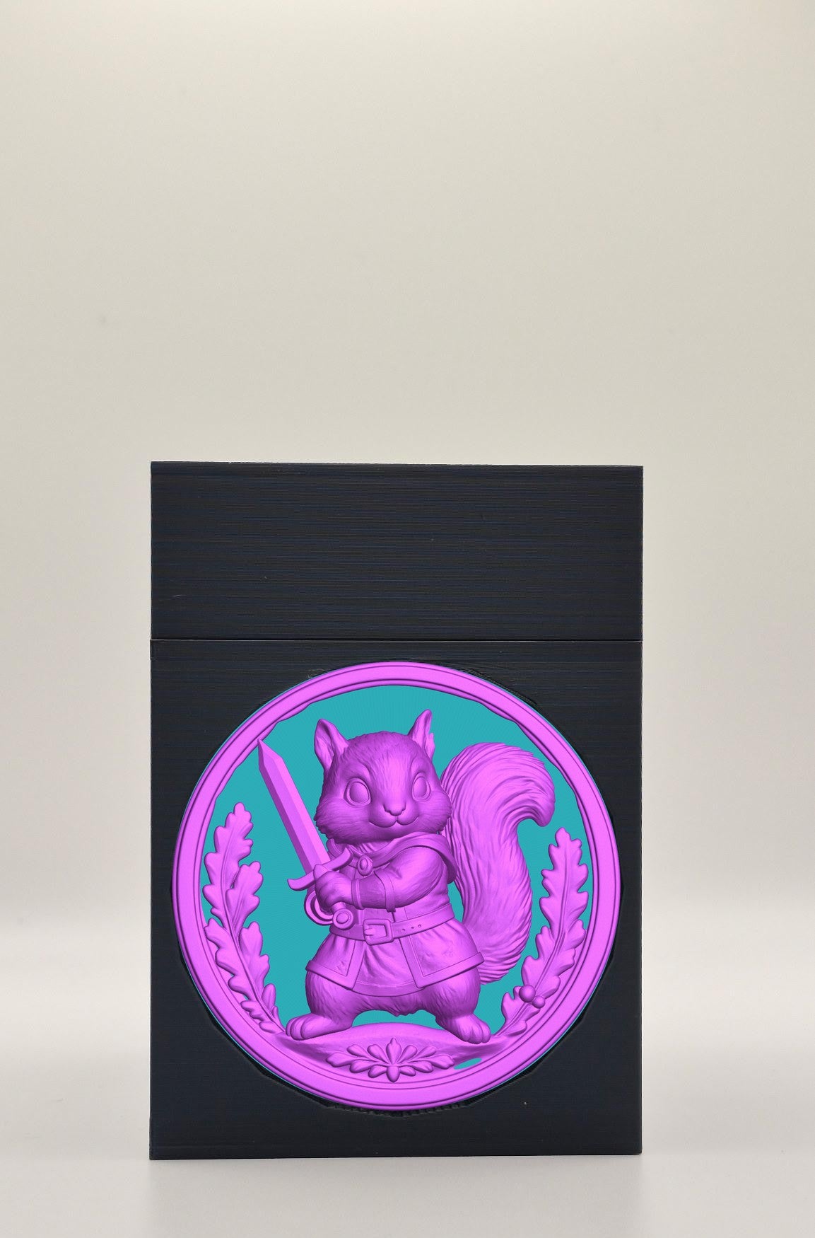 Squirrel Card Box — Black