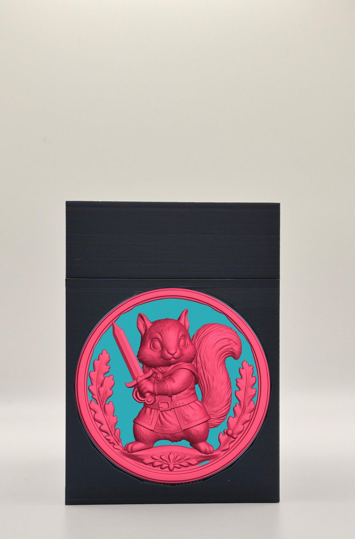 Squirrel Card Box — Black